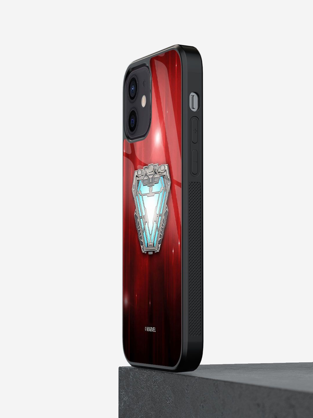 

macmerise Superhero Printed iPhone 12 Mini Back Case Mobile Accessories, Red