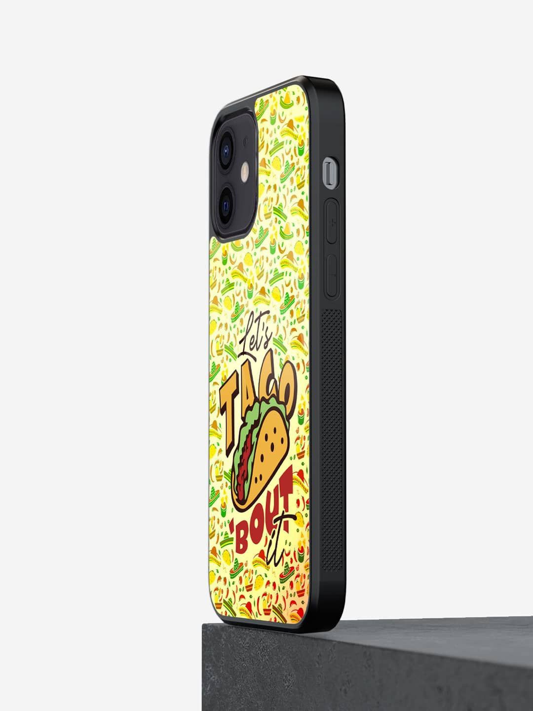 

macmerise Typography Printed iPhone 12 Back Case Mobile Accessories, Yellow