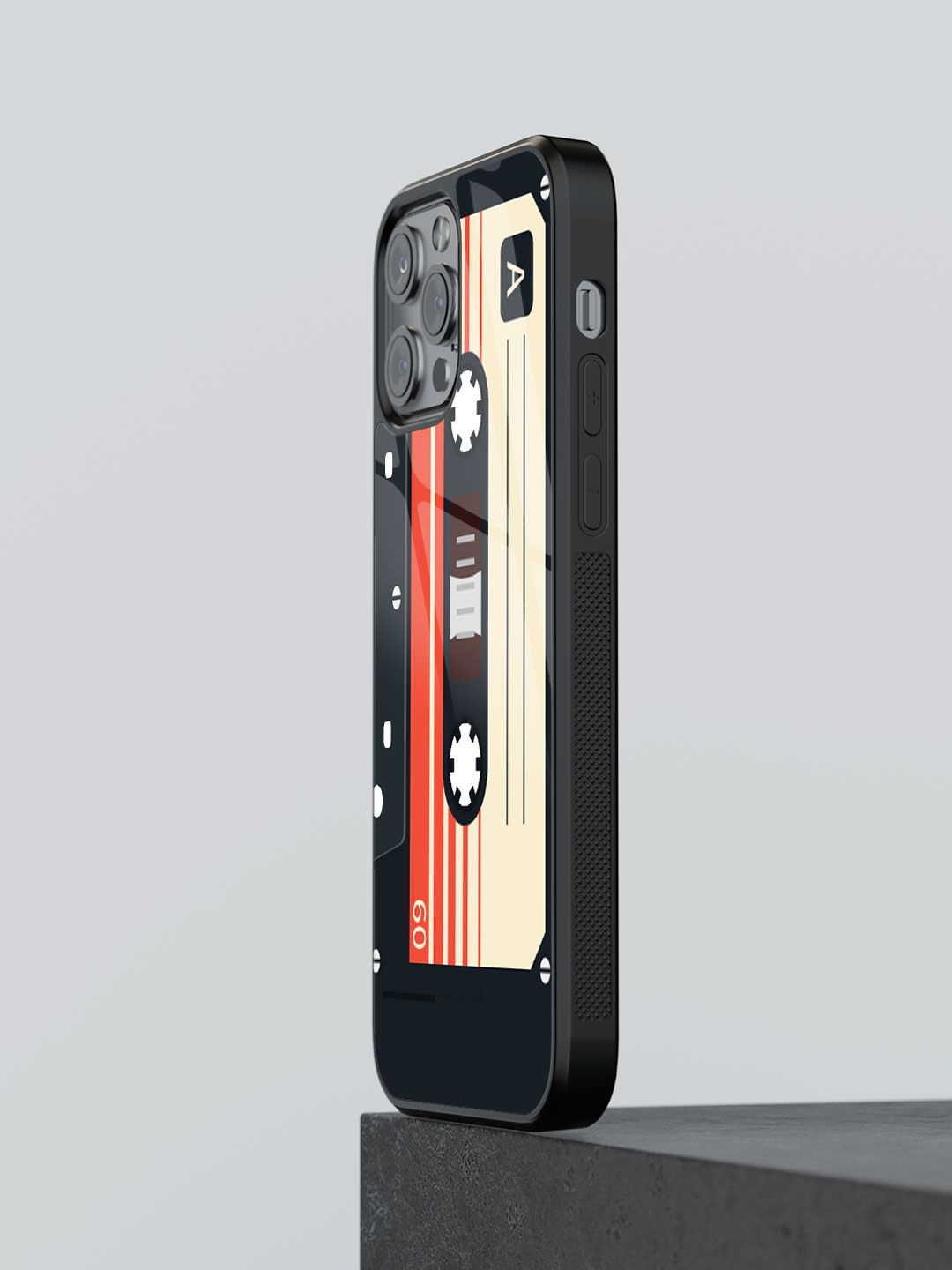 

macmerise Abstract Printed iPhone 12 Pro Back Case Mobile Accessories, Black