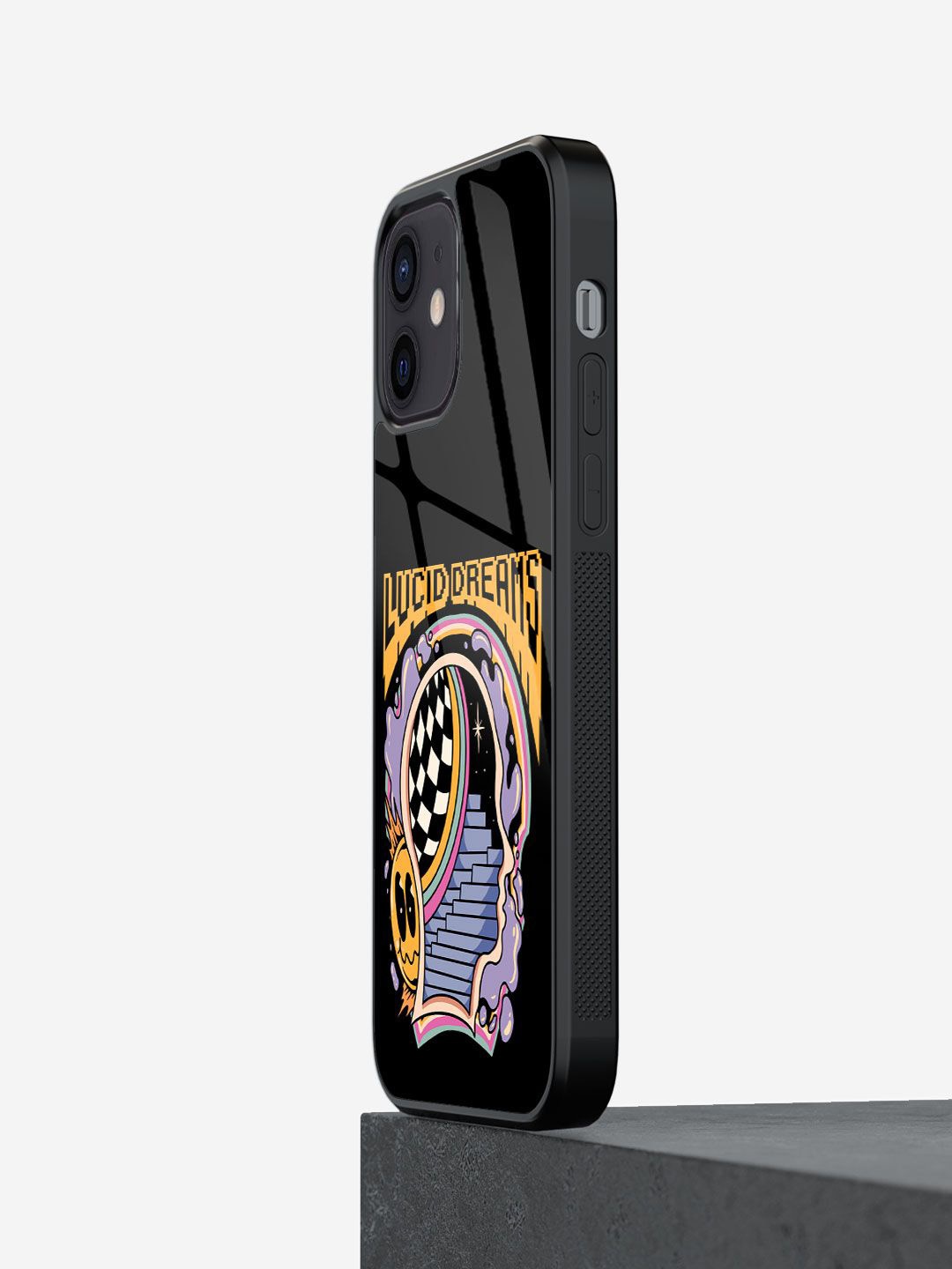 

macmerise Conversational Printed iPhone 12 Mini Back Case Mobile Accessories, Black