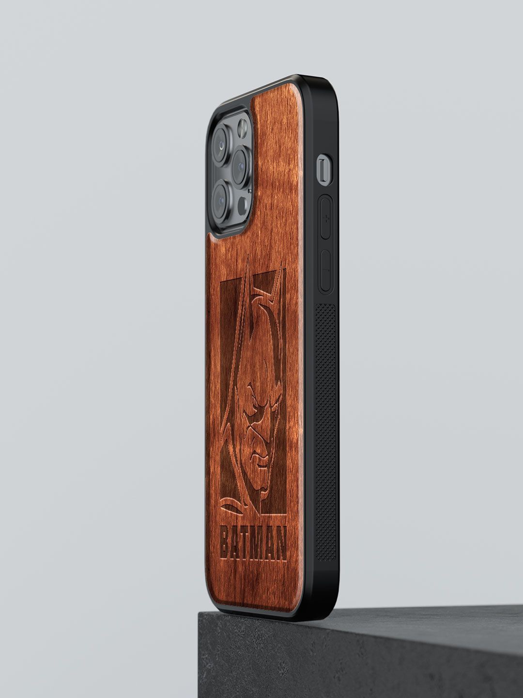 

macmerise Superhero Printed iPhone 12 Pro Max Back Case Mobile Accessories, Brown