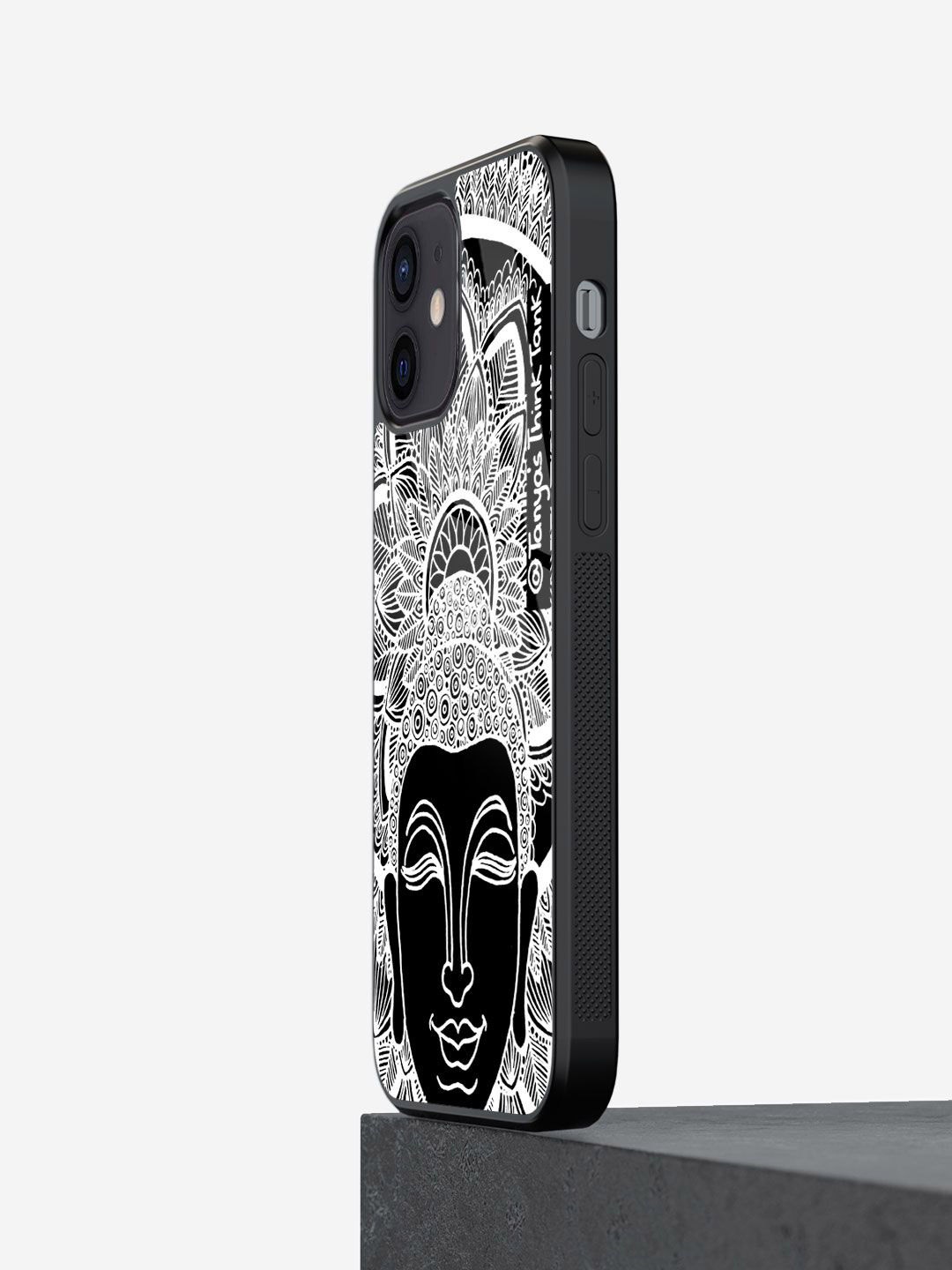 

macmerise Quirky Printed iPhone 12 Mini Back Case Mobile Accessories, Black