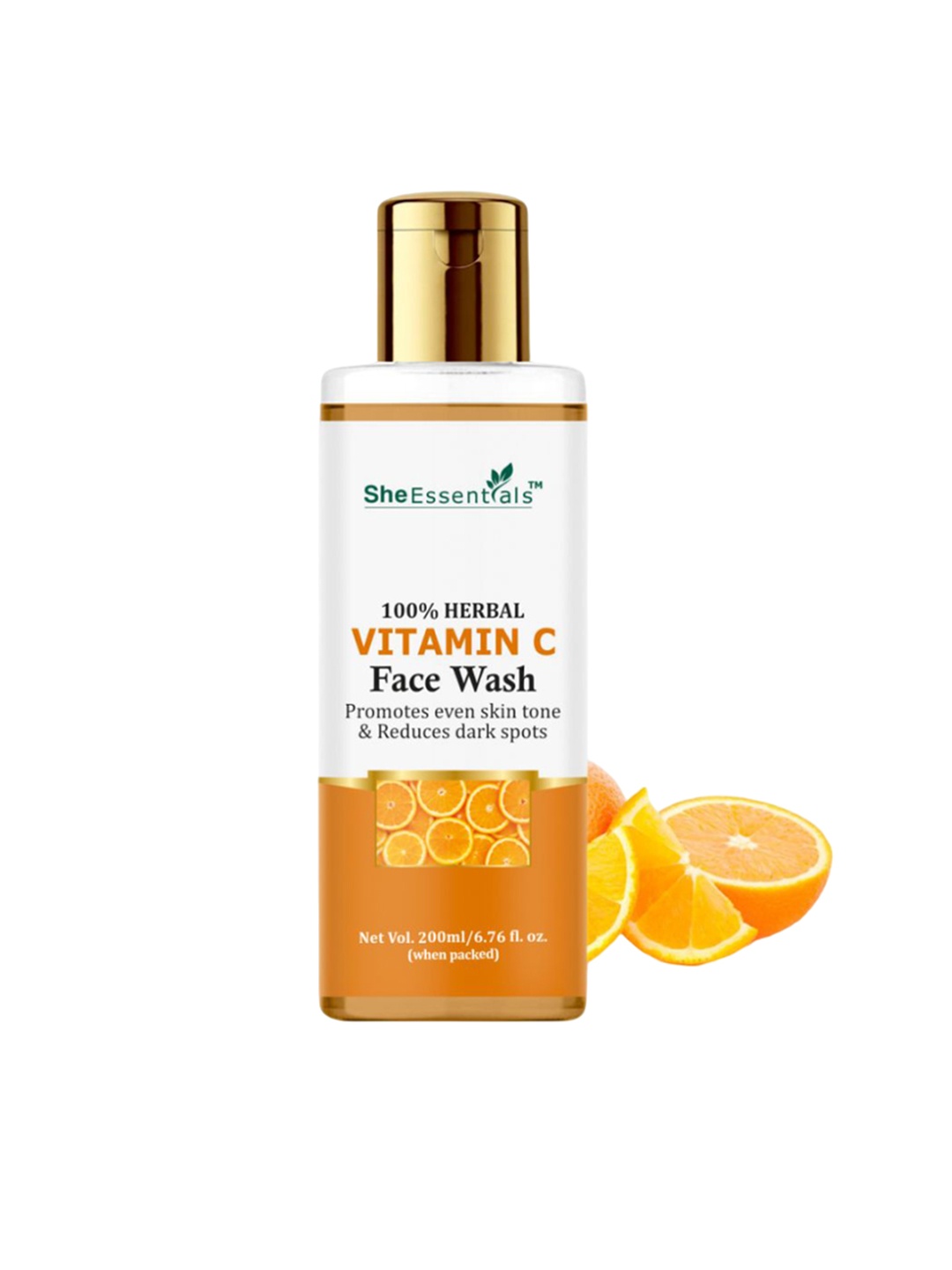 

She Essentials Vitamin C Face Wash For Dark Spots - 200ml, Transparent