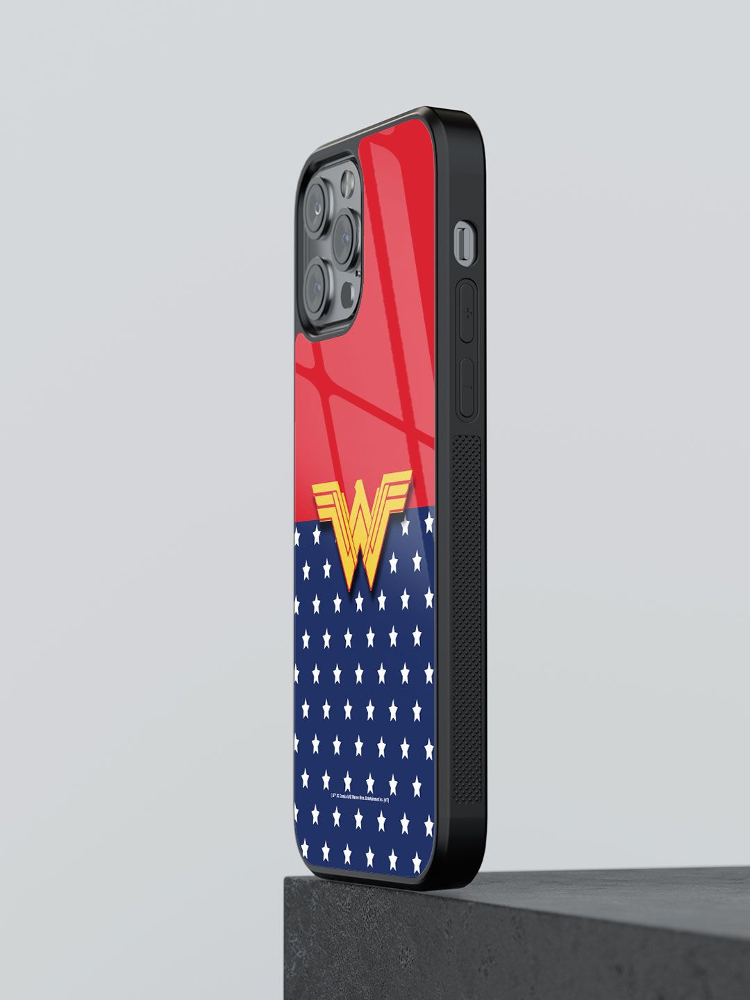 

macmerise Geometric Printed iPhone 12 Pro Back Case Mobile Accessories, Red