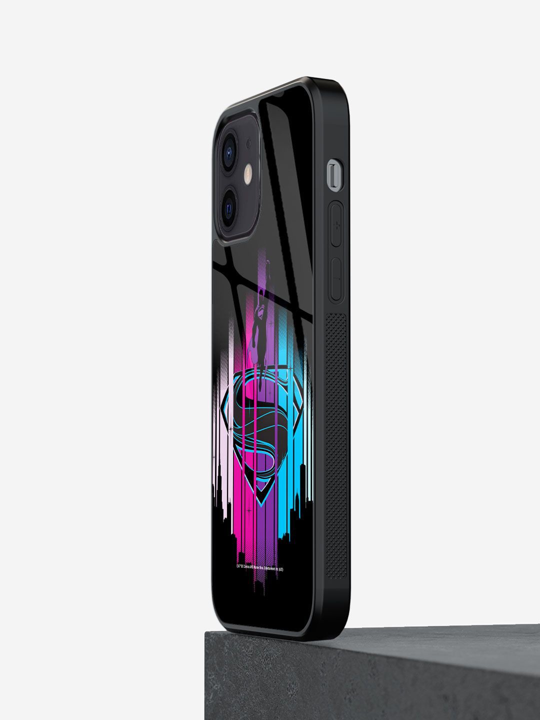 

macmerise Geometric Printed iPhone 12 Mini Back Case Mobile Accessories, Black
