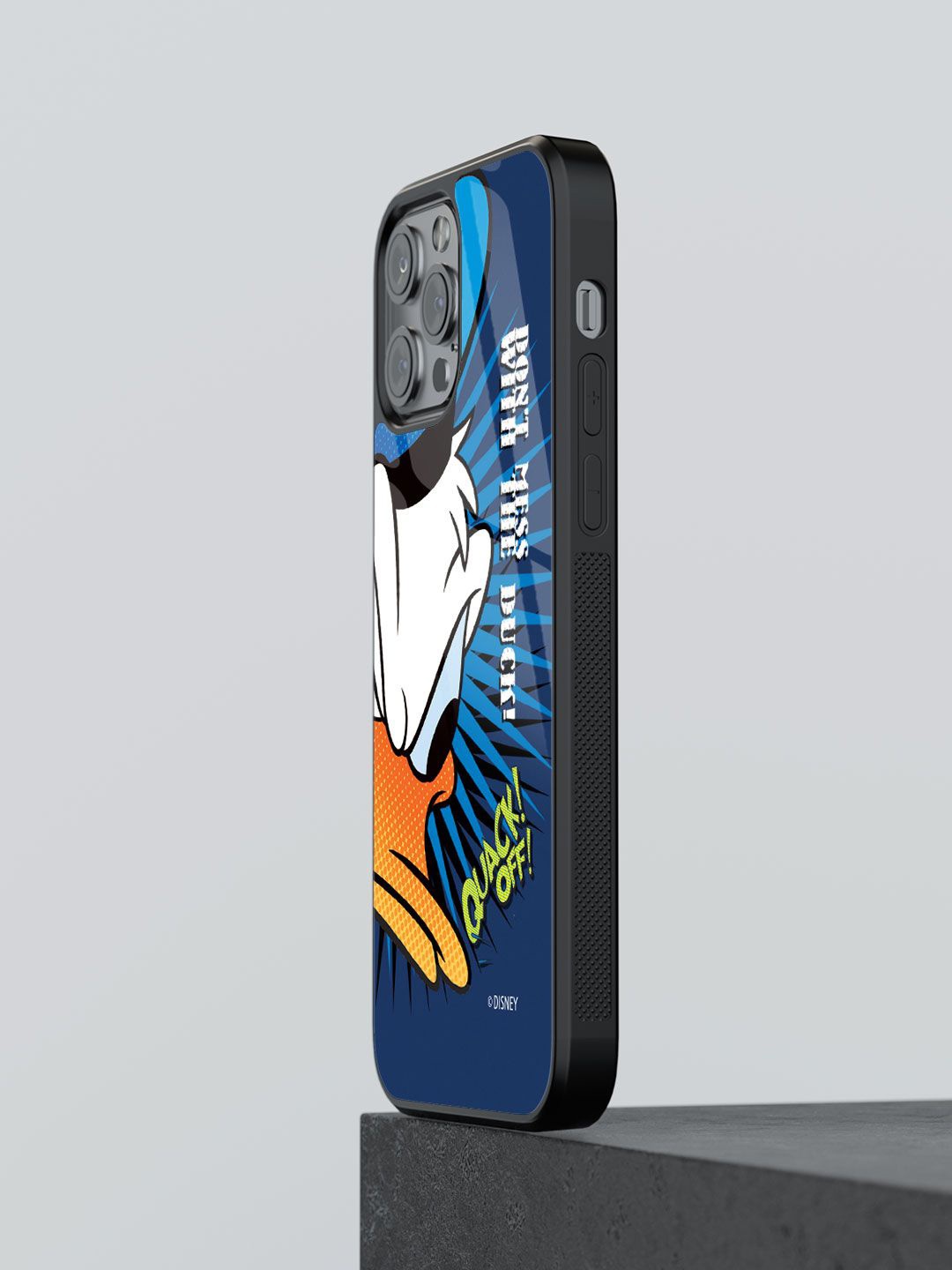 

macmerise Cartoon Characters Printed iPhone 12 Pro Back Case Mobile Accessories, Blue
