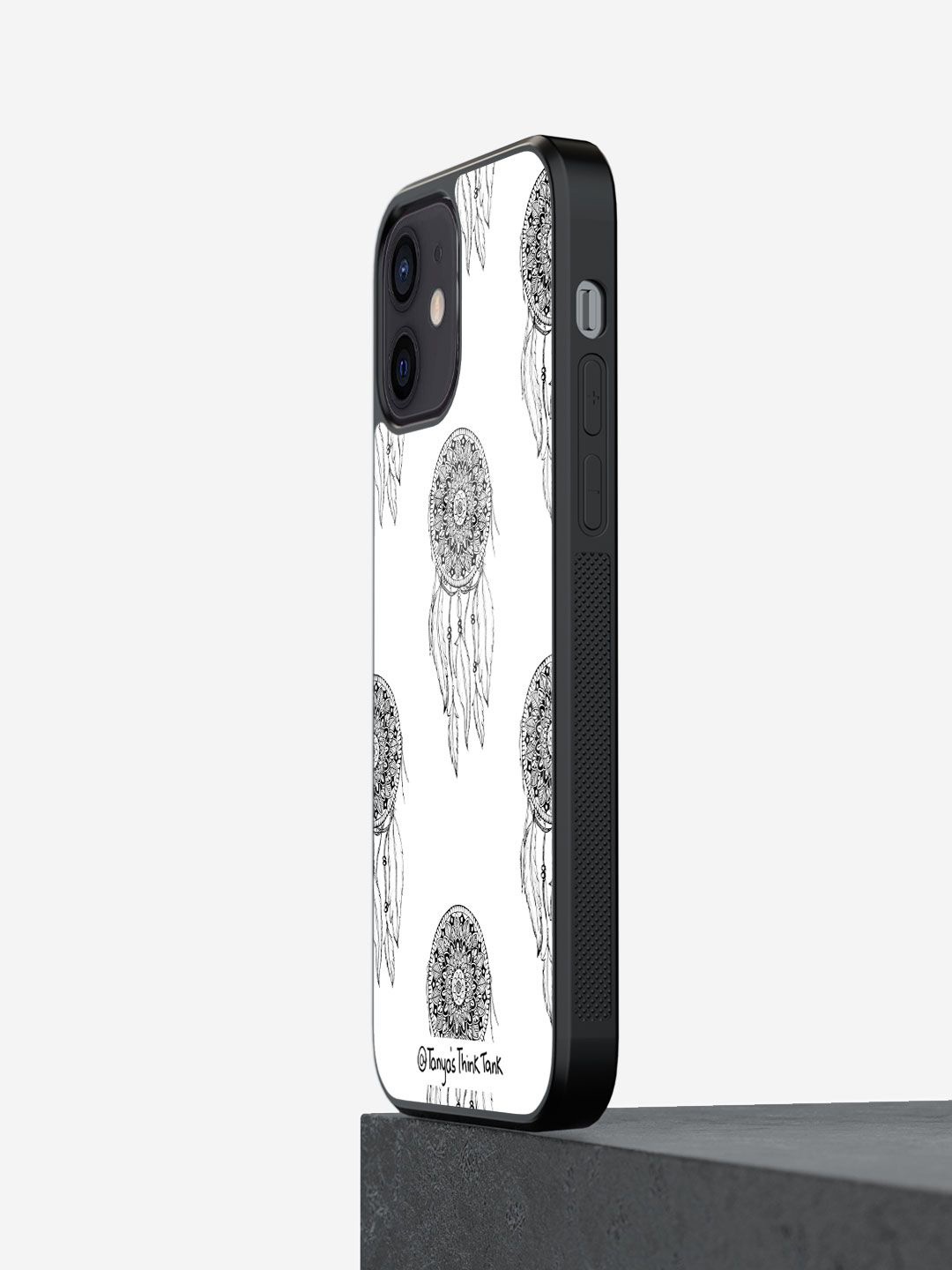 

macmerise Abstract Printed iPhone 12 Back Case Mobile Accessories, White