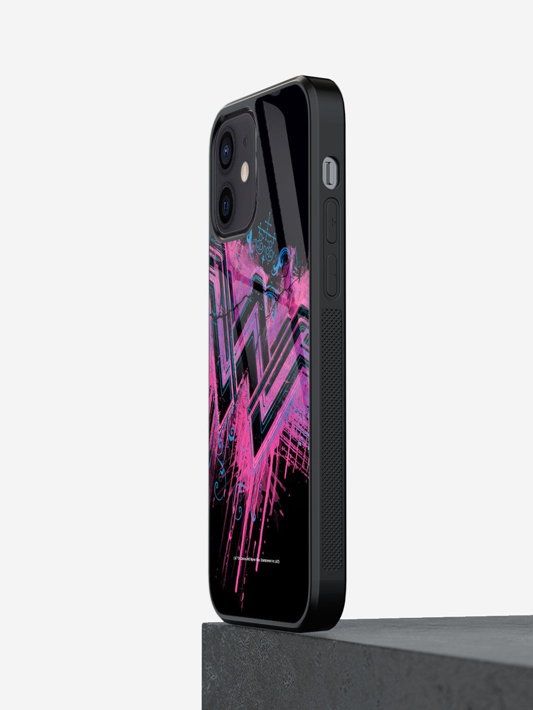 

macmerise Geometric Printed iPhone 12 Mini Back Case Mobile Accessories, Pink