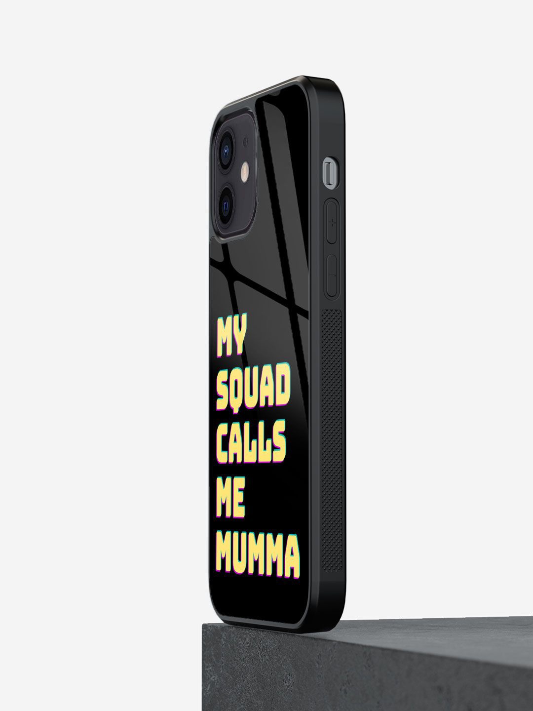 

macmerise Typography Printed iPhone 12 Mini Back Case Mobile Accessories, Black
