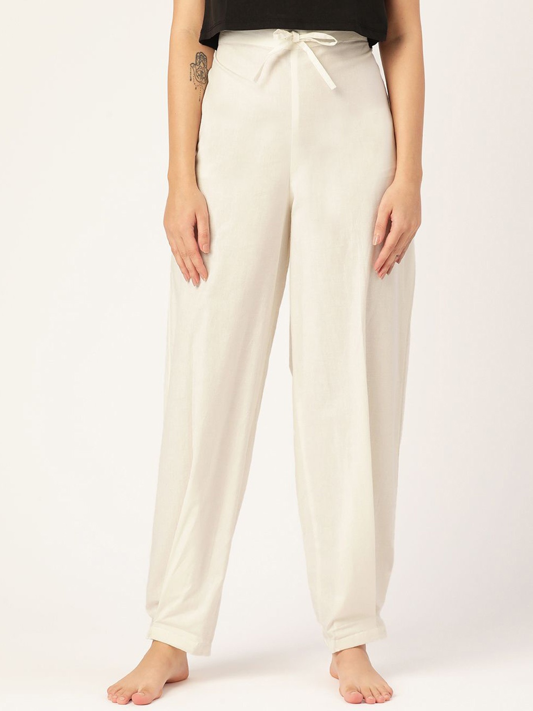 

MBeautiful Women Mid Rise Lounge Pants, Off white