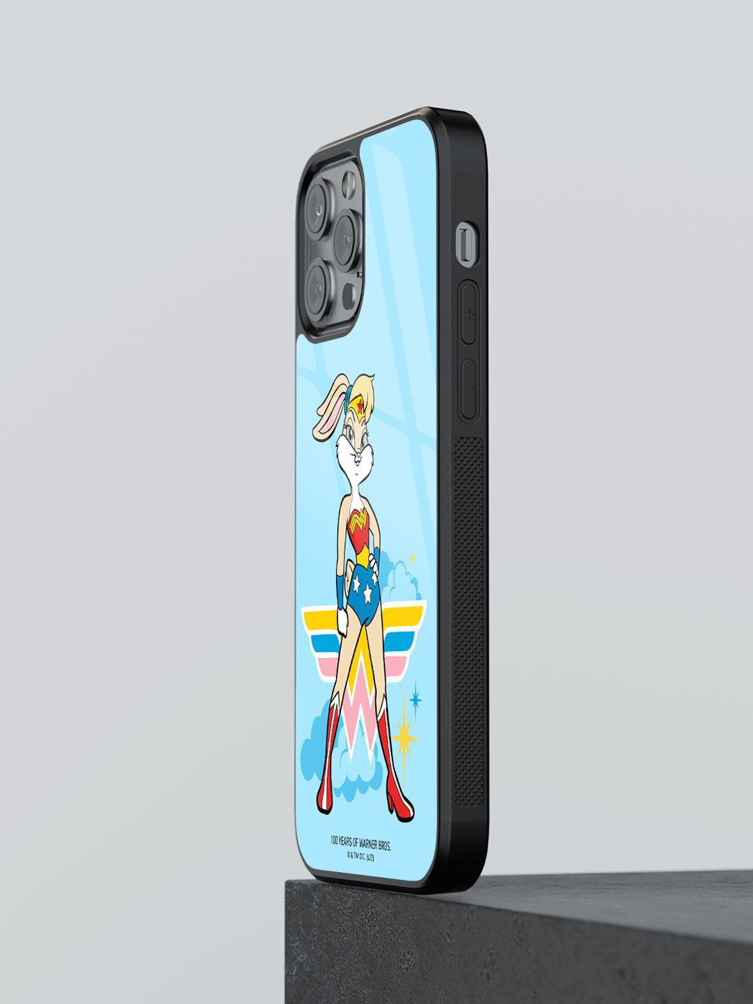 

macmerise Cartoon Characters Printed iPhone 12 Pro Back Case Mobile Accessories, Blue
