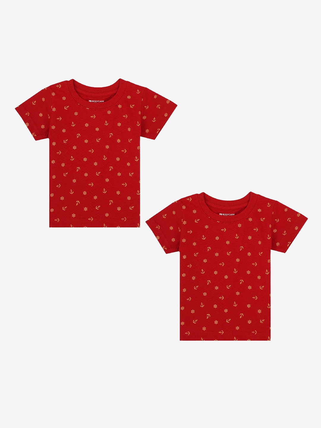 

Bodycare Boys Pack Of 2 Conversational Printed T-shirt, Red