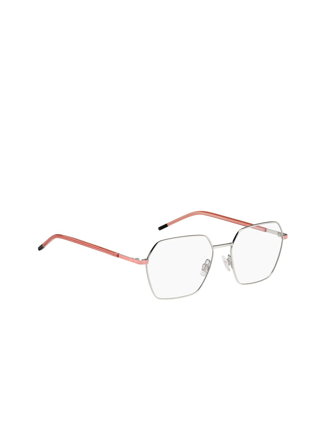 

HUGO Women Rimless Square Frames, Silver