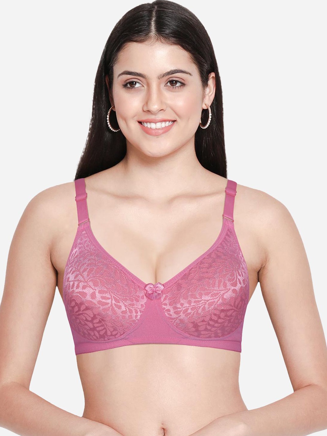 

Susie Women Non Padded Non-Wired Medium Coverage Bra, Pink