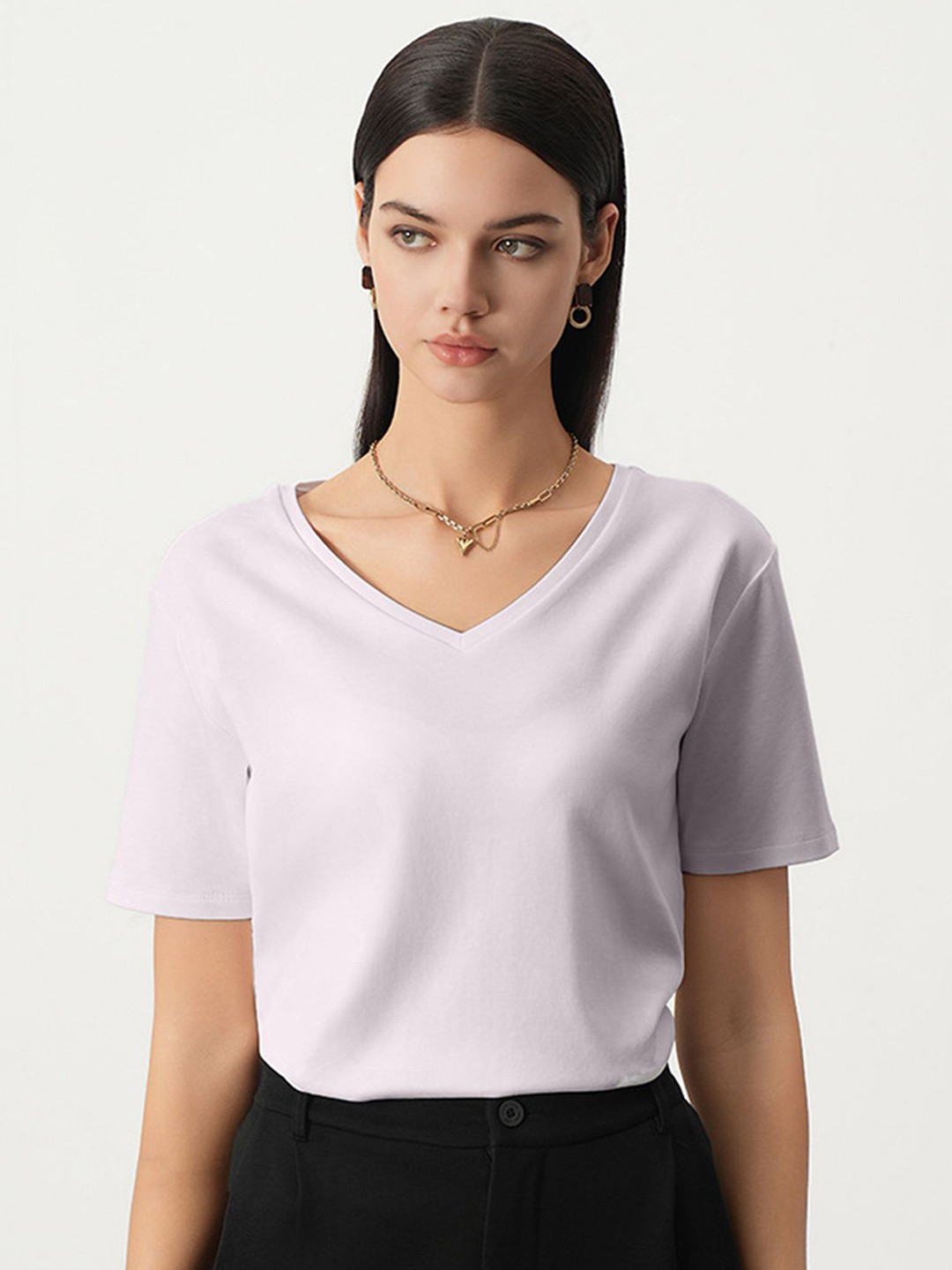 

LULU & SKY Cotton Top, Purple