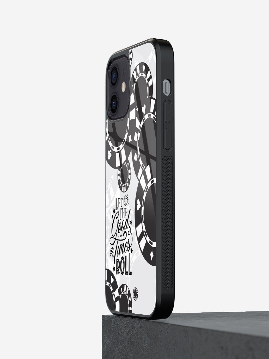 

macmerise Typography Printed iPhone 12 Back Case Mobile Accessories, White