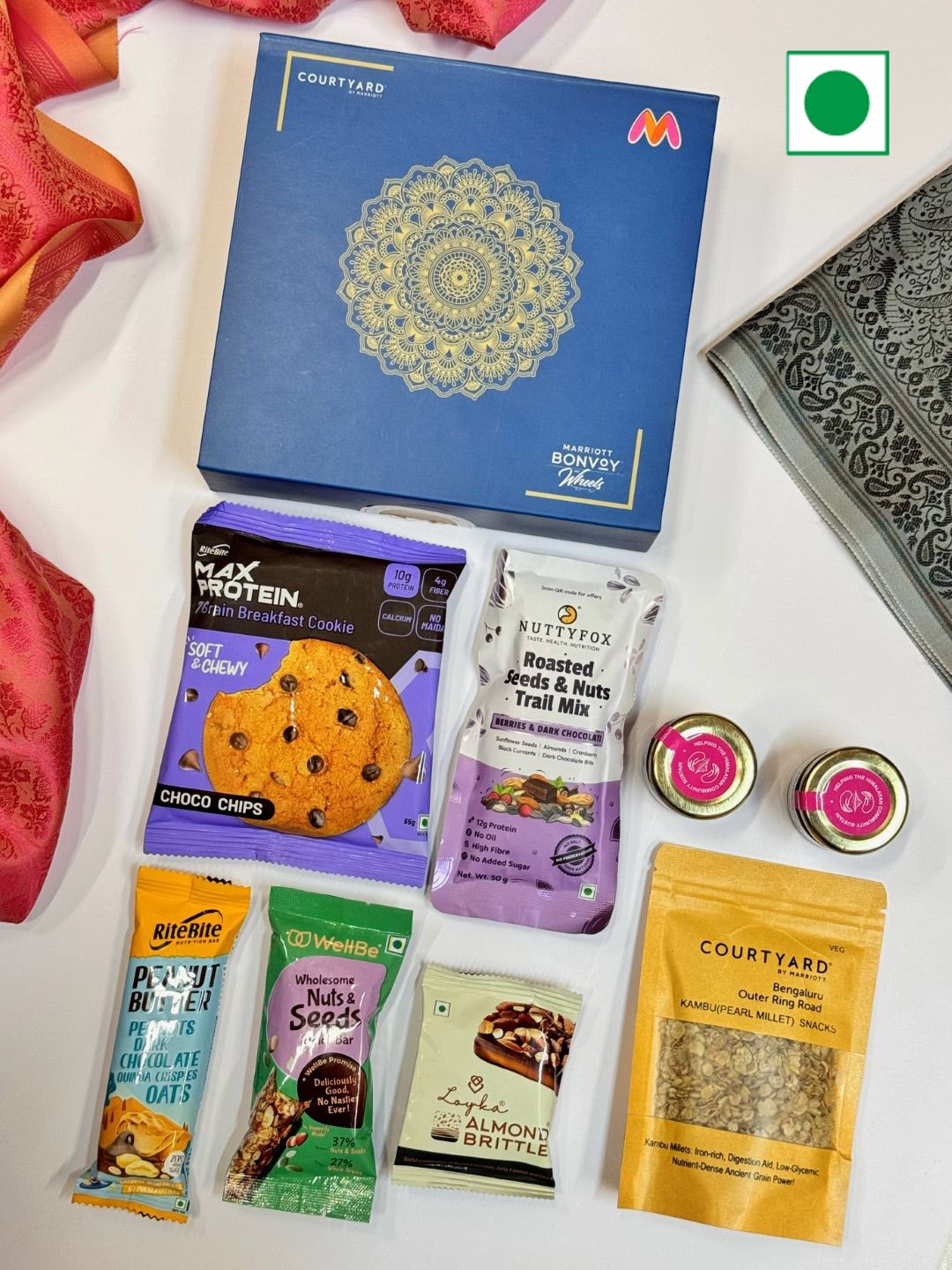 

fnp 9 Pcs Hamper Dryfruits & Seeds & Bars, Multi