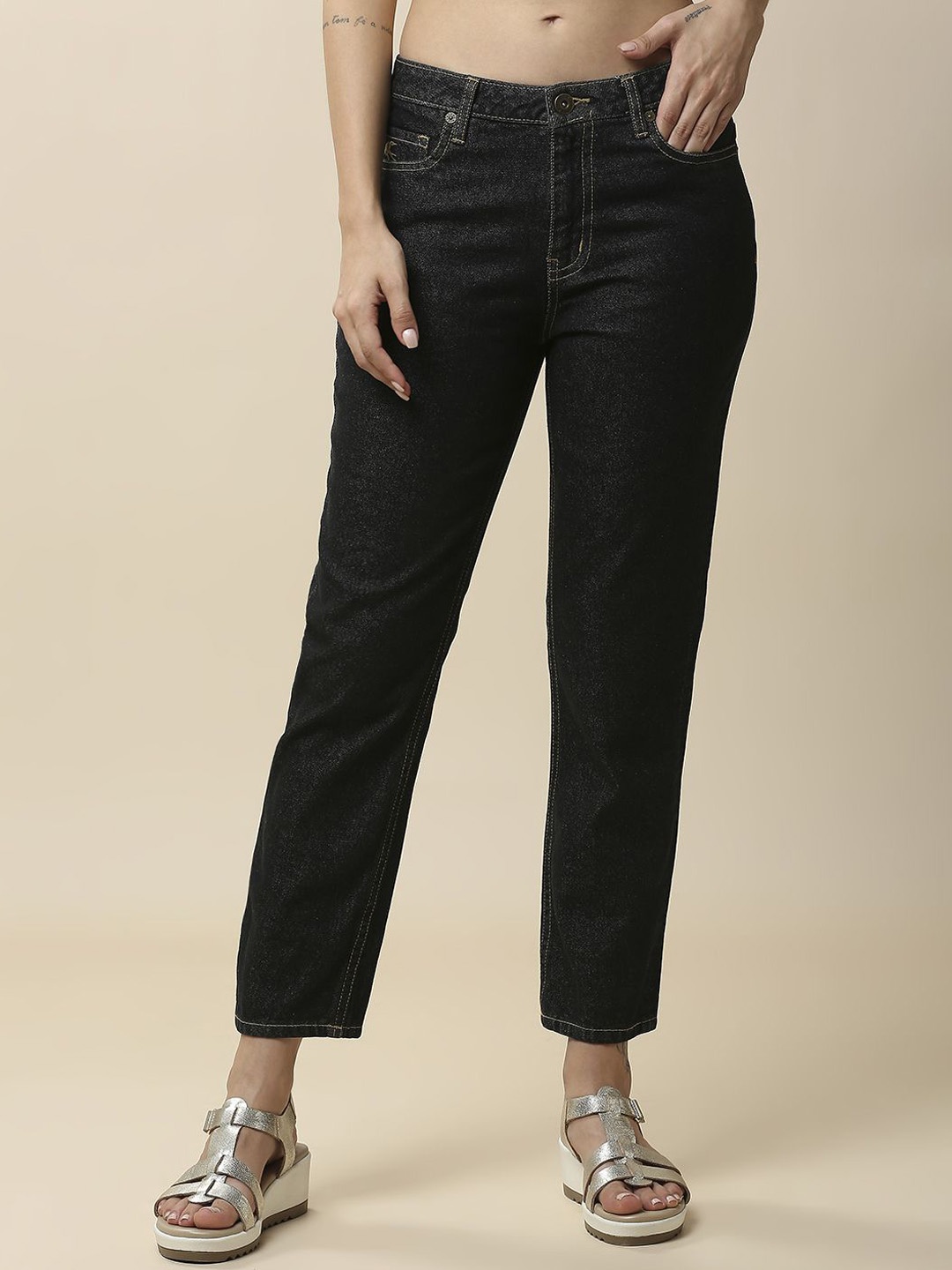 

Chemistry Denim Straight Fit Jeans, Black