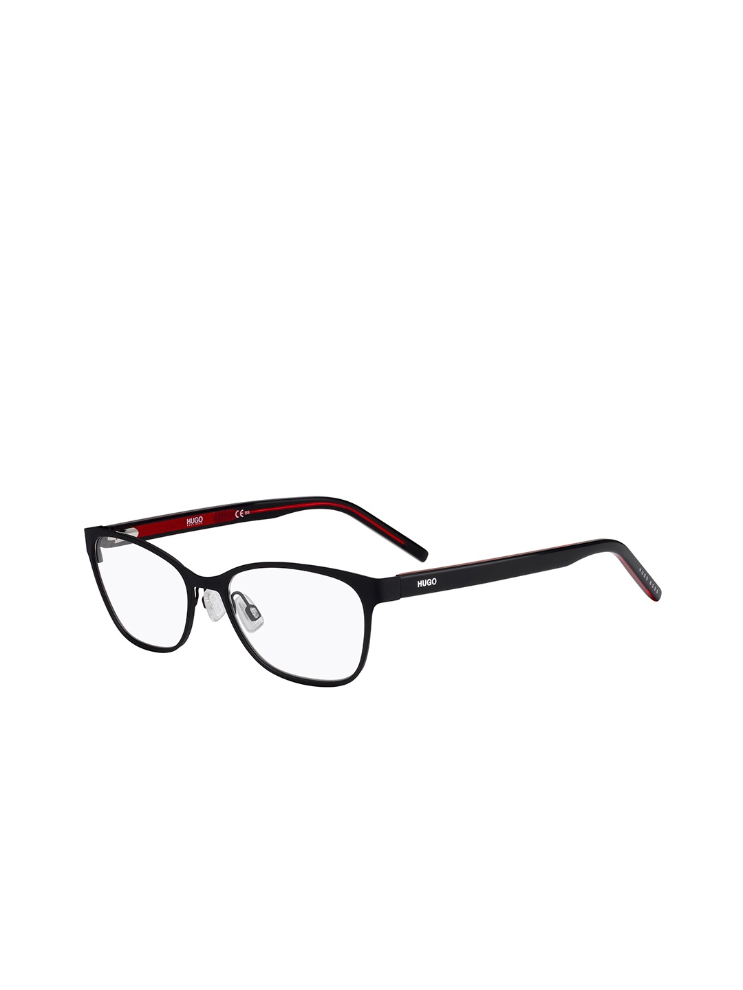 

HUGO Women Full Rim Cateye Frames, Black