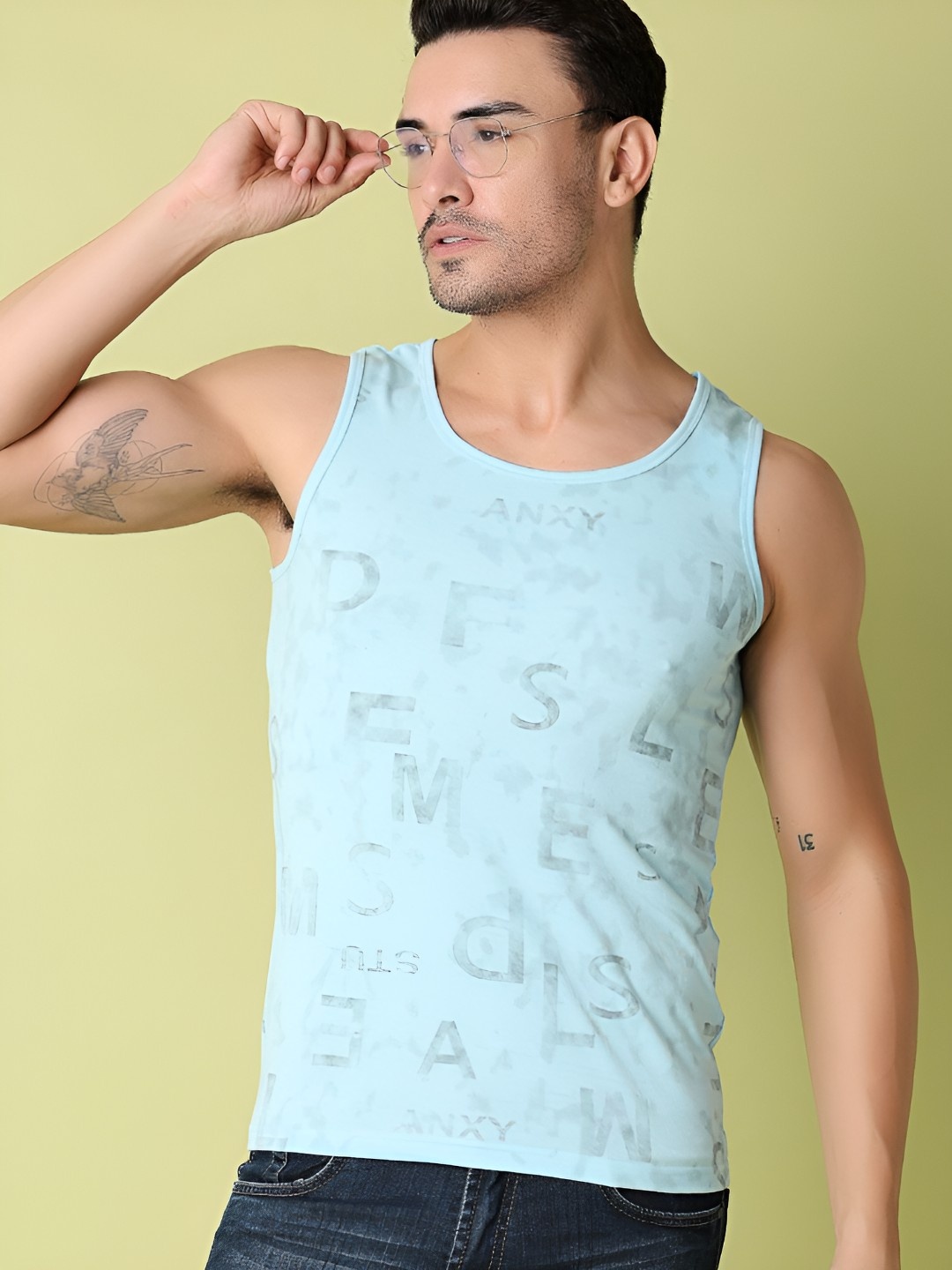 

V-Mart Men Graphic Printed T-shirt, Blue