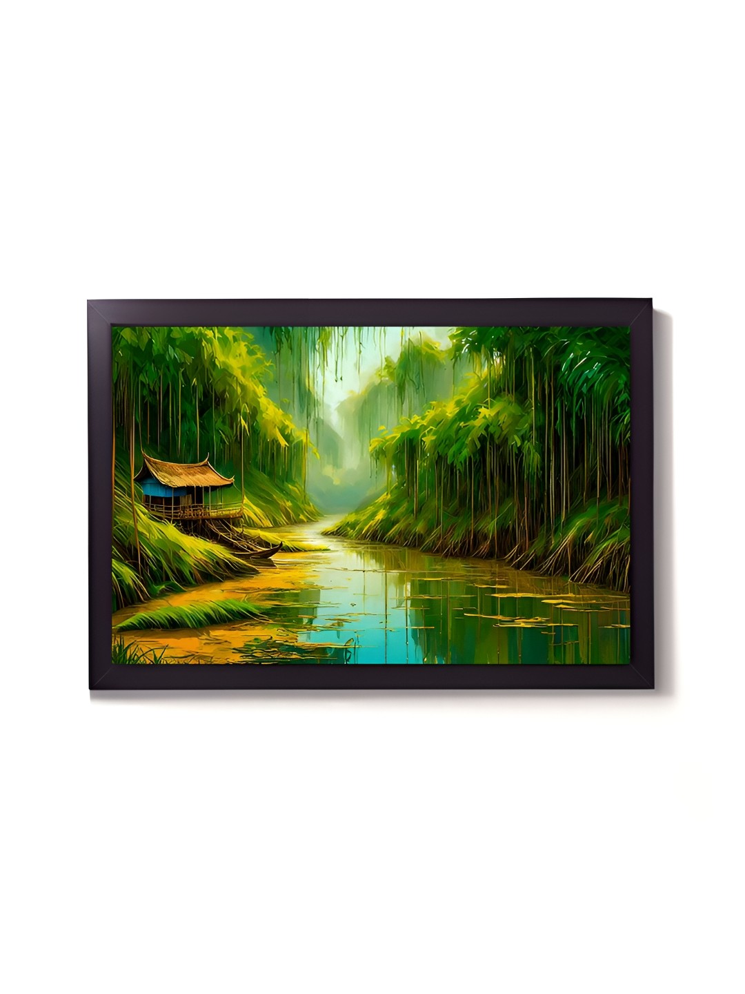 

RANDOM Green & Beige Printed Wall Art