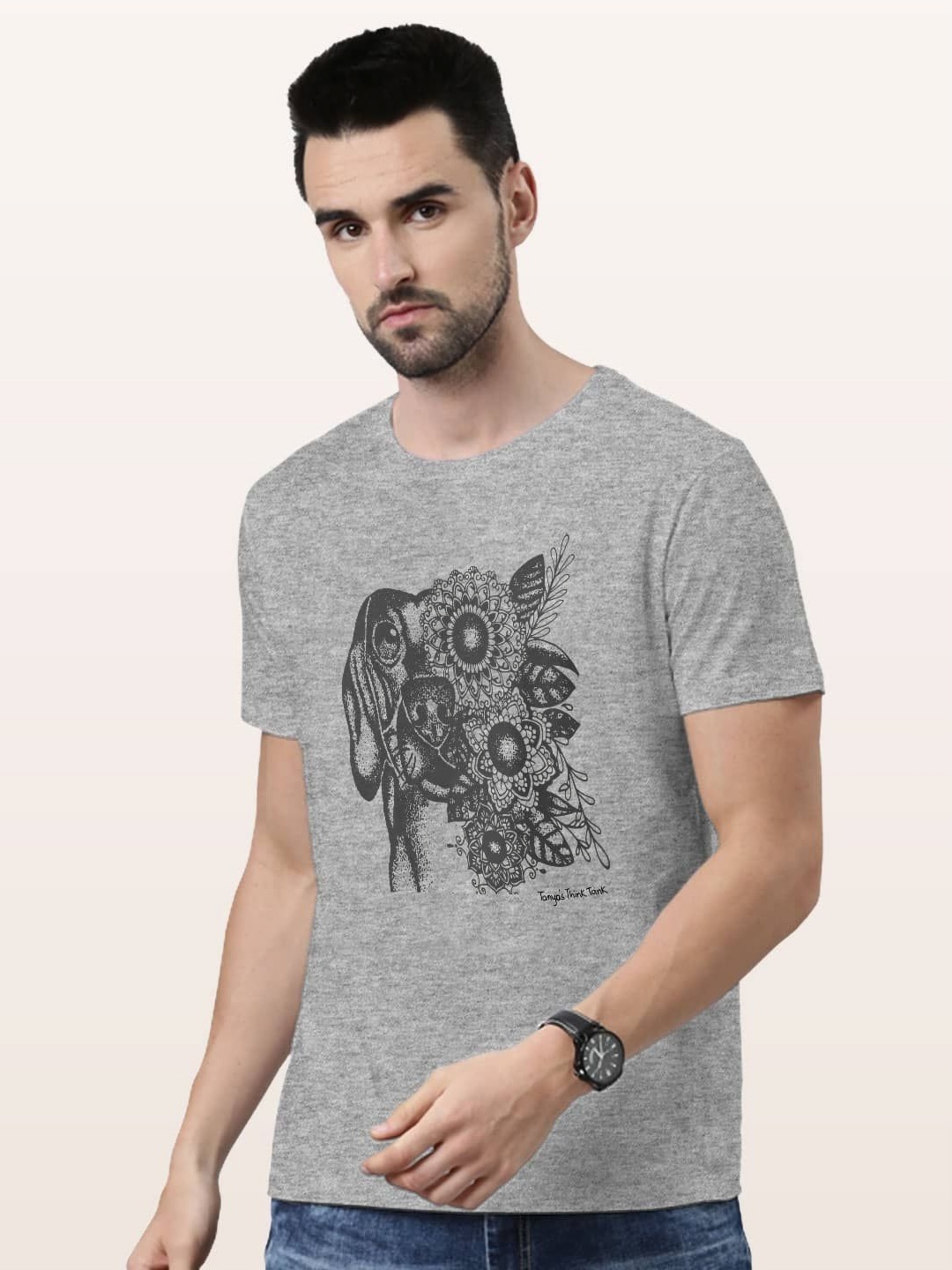 

macmerise Men T-shirt, Grey
