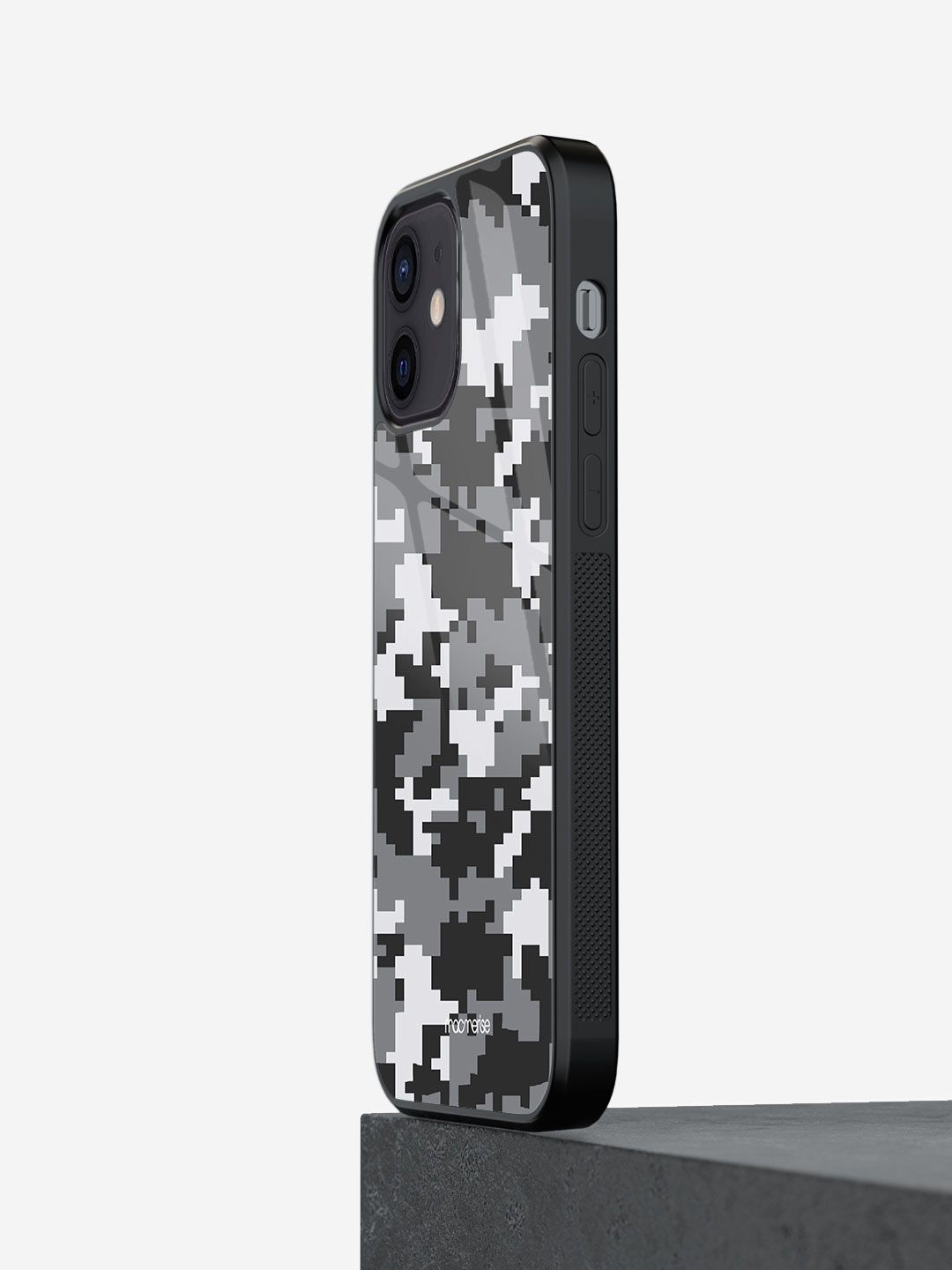 

macmerise Abstract Printed iPhone 12 Back Case Mobile Accessories, White