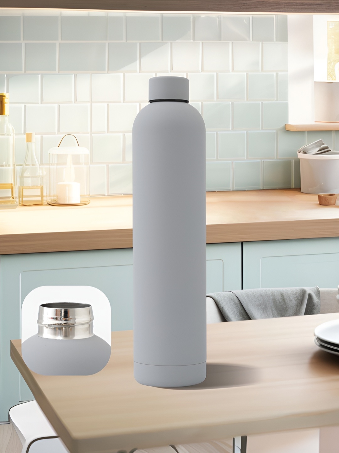 

The Better Home Grey Stainless Steel Vacuum Insulated Water Bottle 1ltr