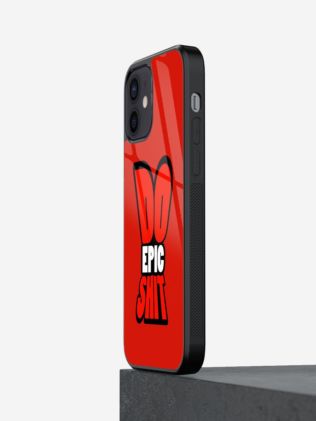 

macmerise Typography Printed iPhone 12 Mini Back Case Mobile Accessories, Red