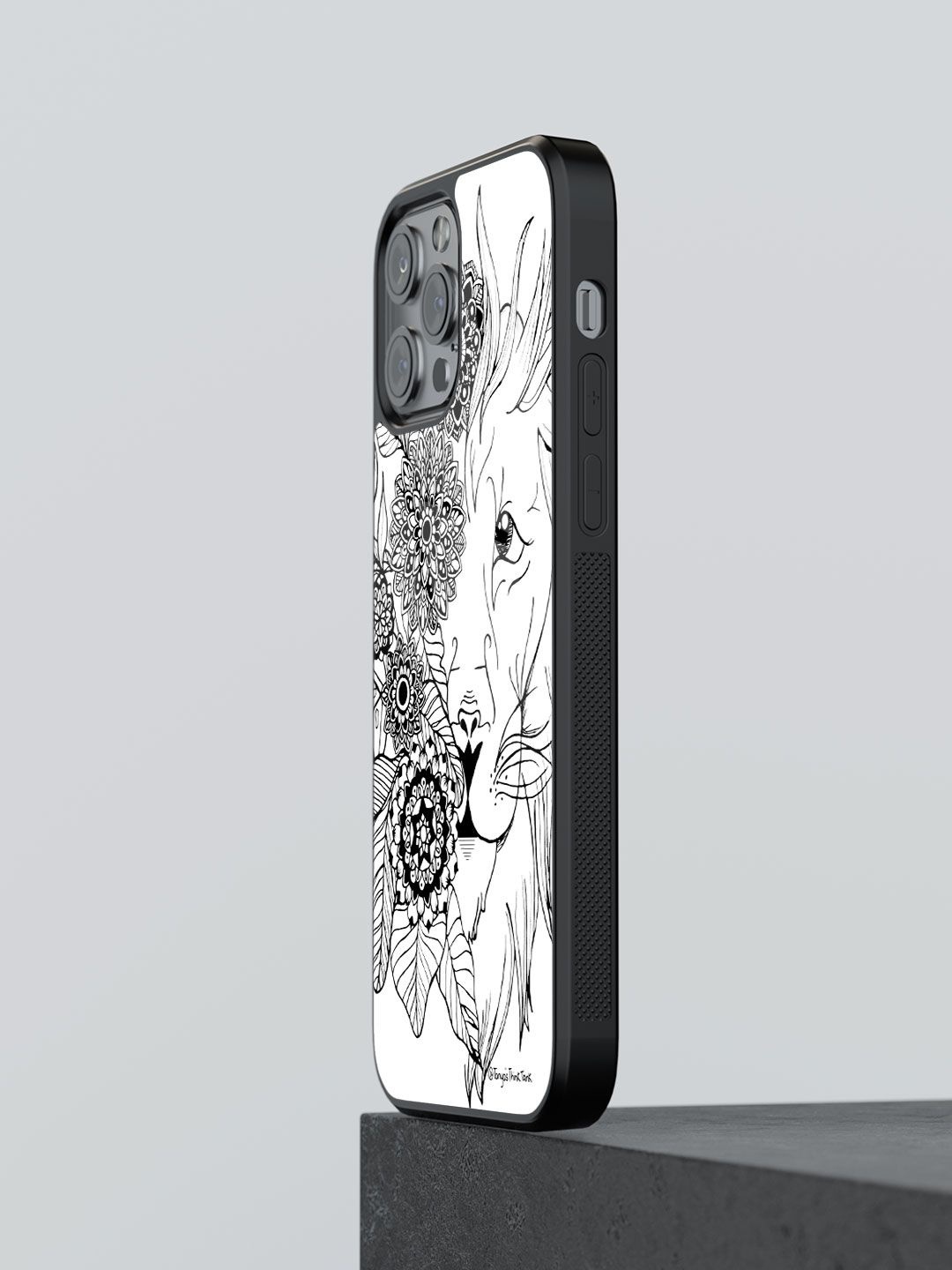 

macmerise Floral Printed iPhone 12 Pro Back Case Mobile Accessories, White