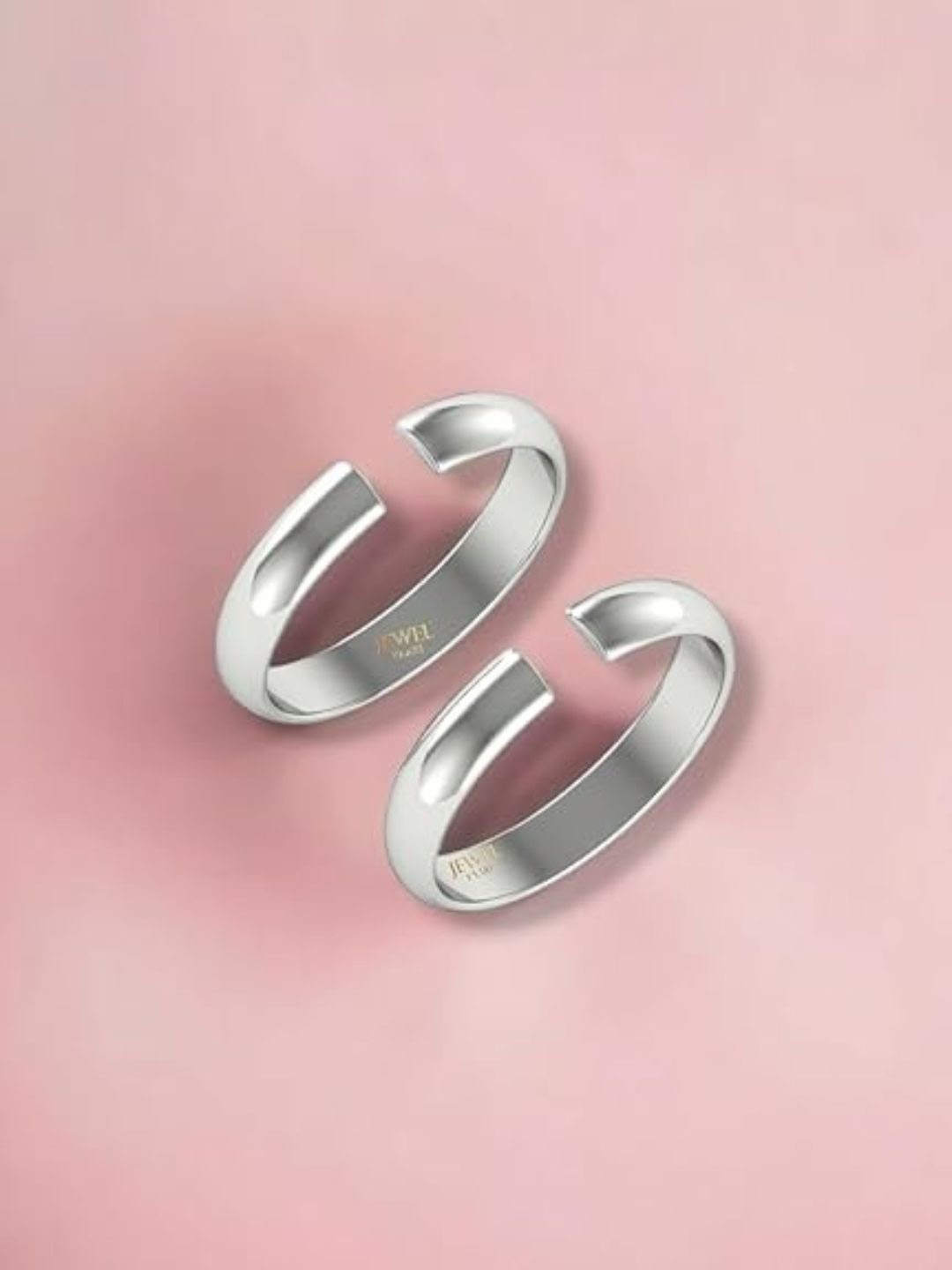

JewelYaari Rhodium Plated 925 Sterling Silver Toe Rings