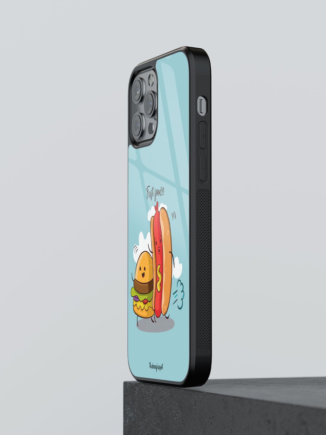 

macmerise Cartoon Characters Printed iPhone 12 Pro Max Back Case Mobile Accessories, Blue