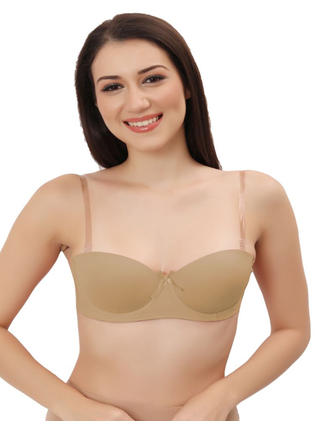 

Bella Voste Women Medium Coverage Underwired Push Up Bra, Beige