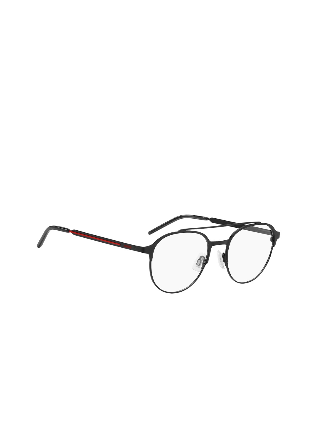 

HUGO Men Rimless Oval Frames, Black
