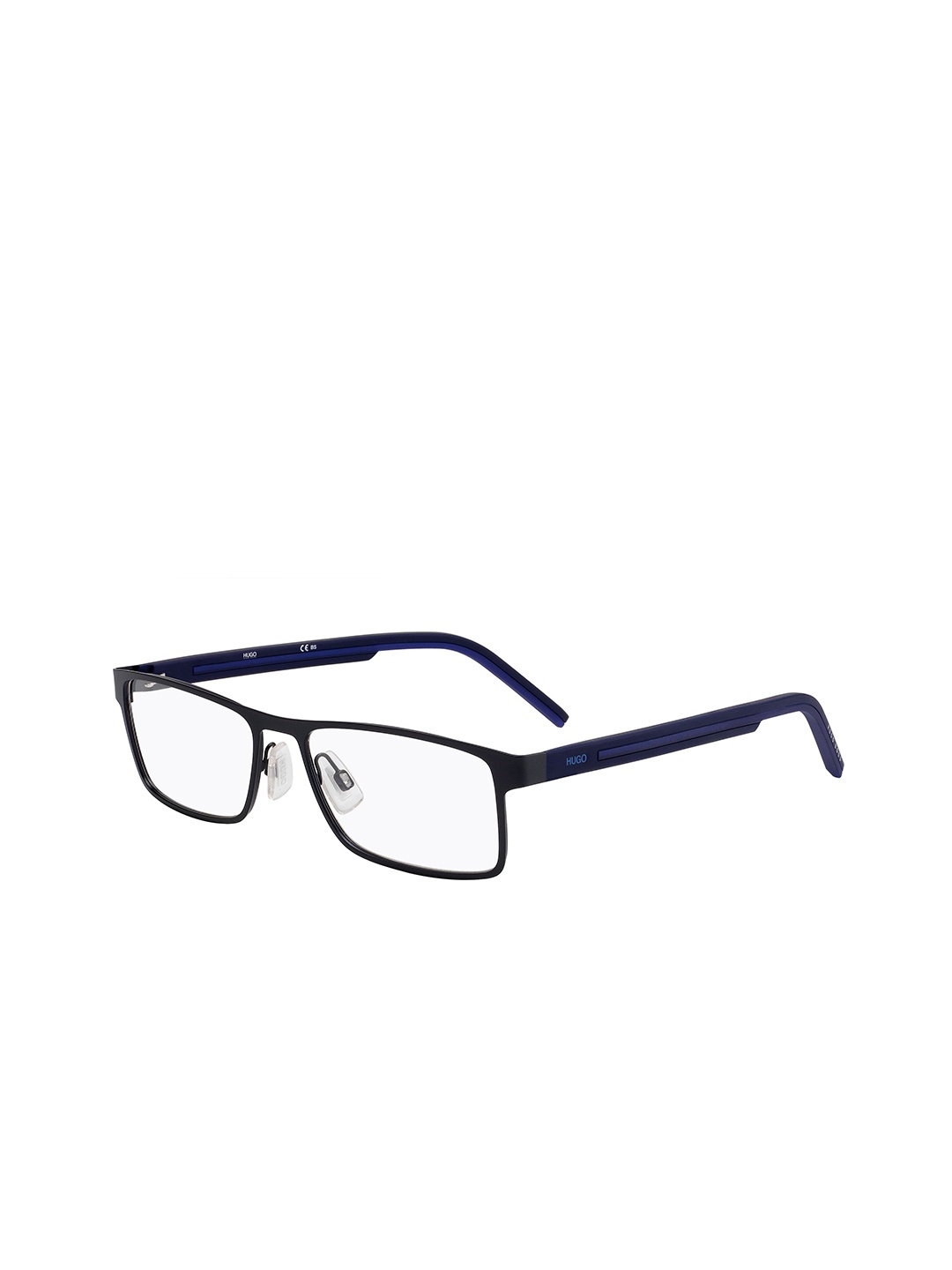 

HUGO Men Rimless Square Frames, Blue