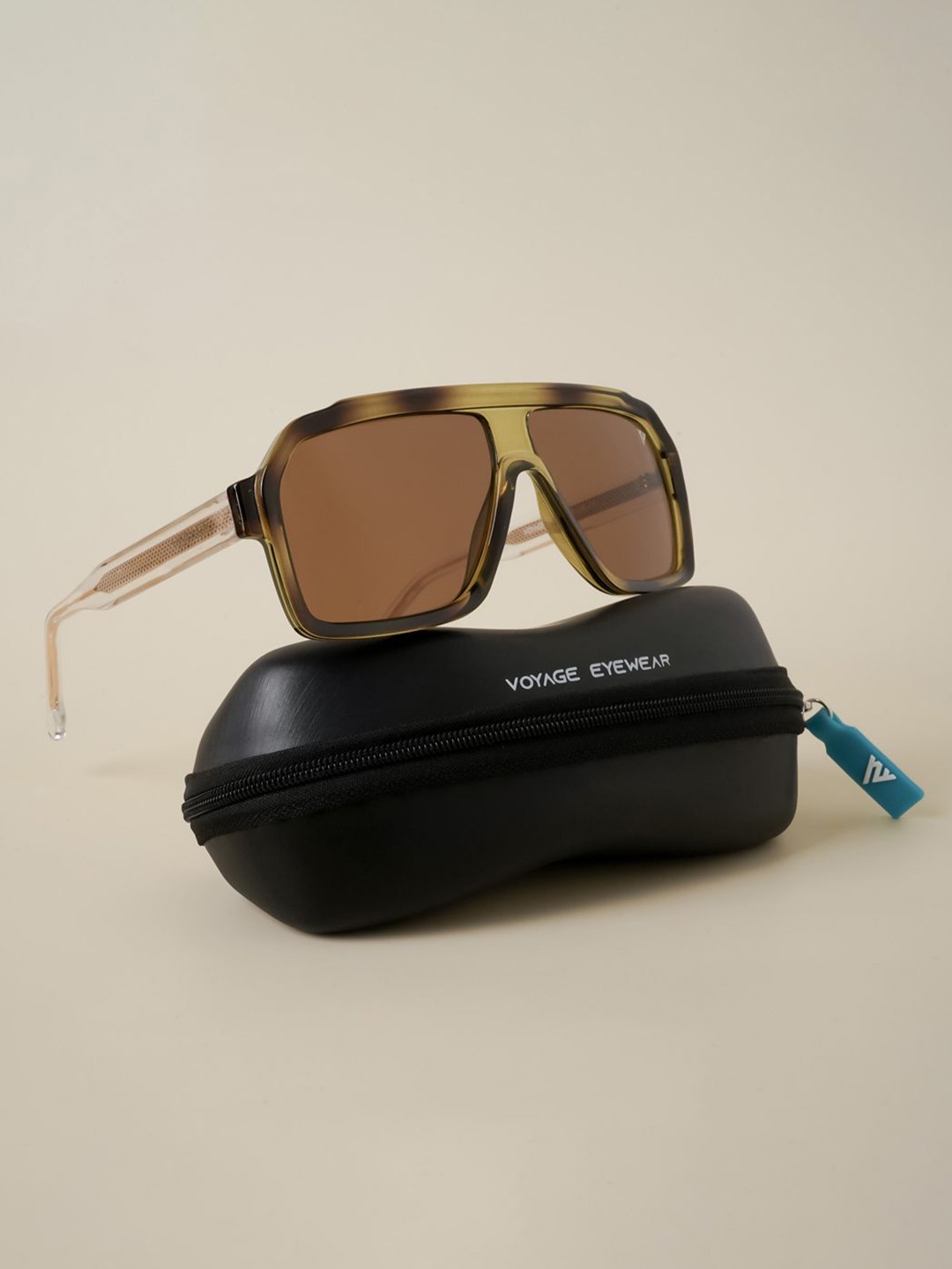 

Voyage Unisex Sports Sunglasses with UV Protected Lens, Brown