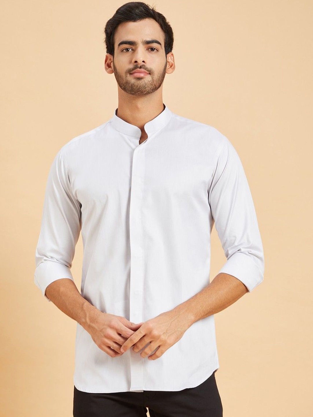 

HILO DESIGN Men Original Opaque Casual Shirt, Grey