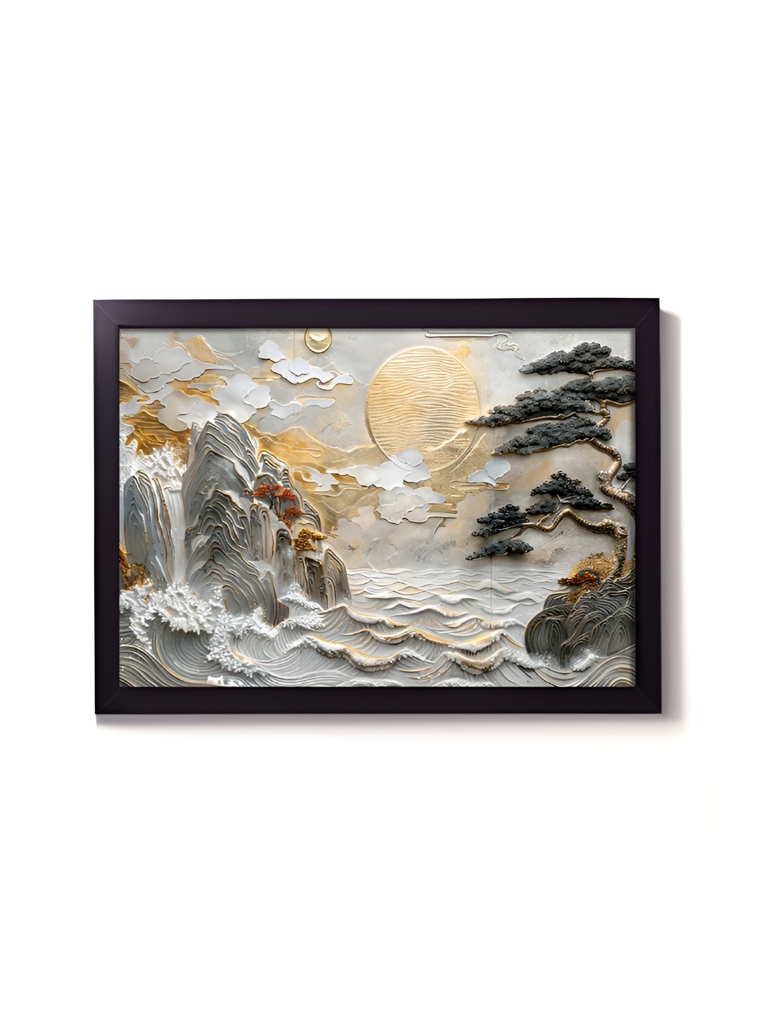 

RANDOM Beige & Grey Printed Wall Art