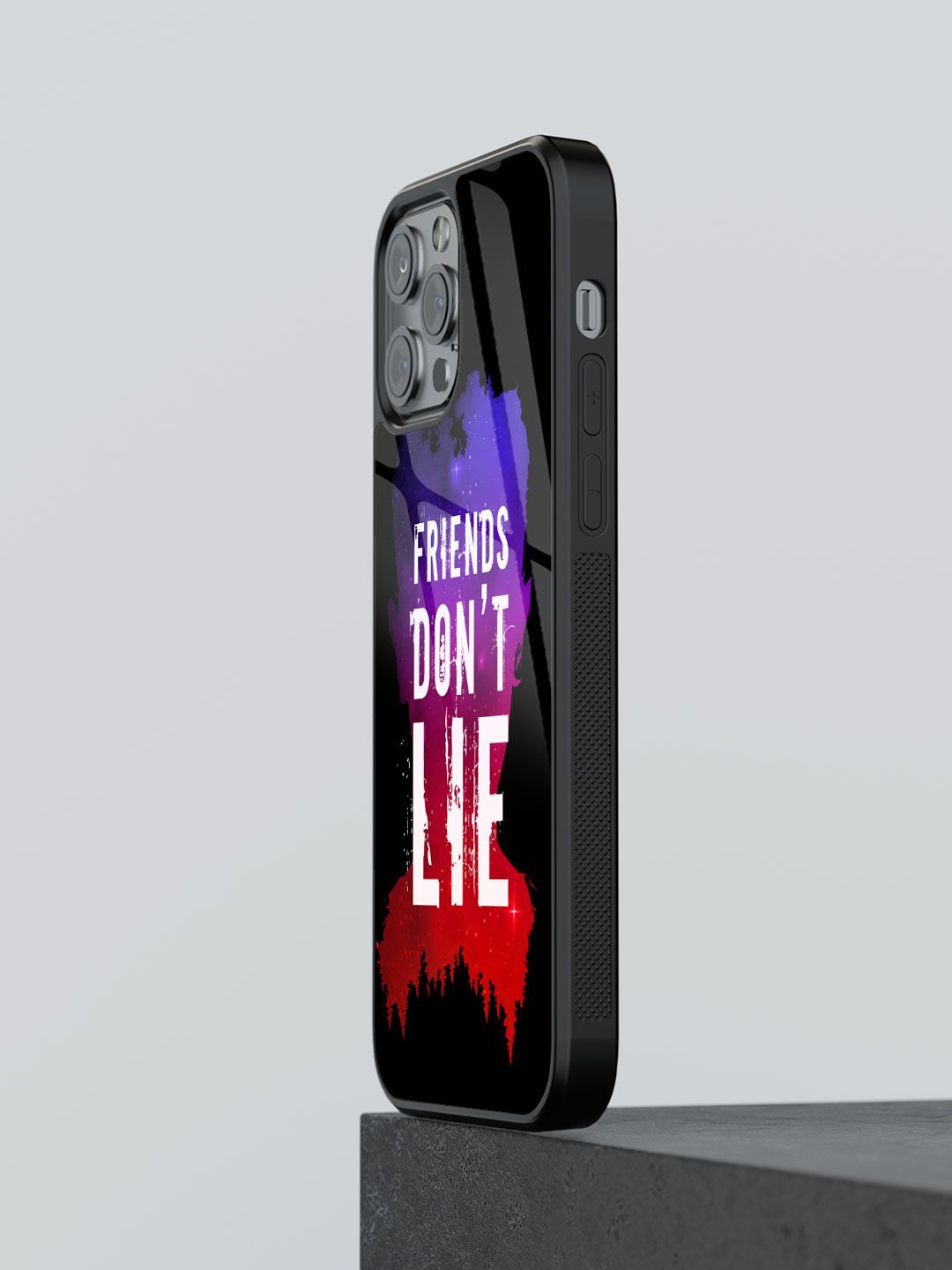 

macmerise Typography Printed iPhone 12 Pro Back Case Mobile Accessories, Black