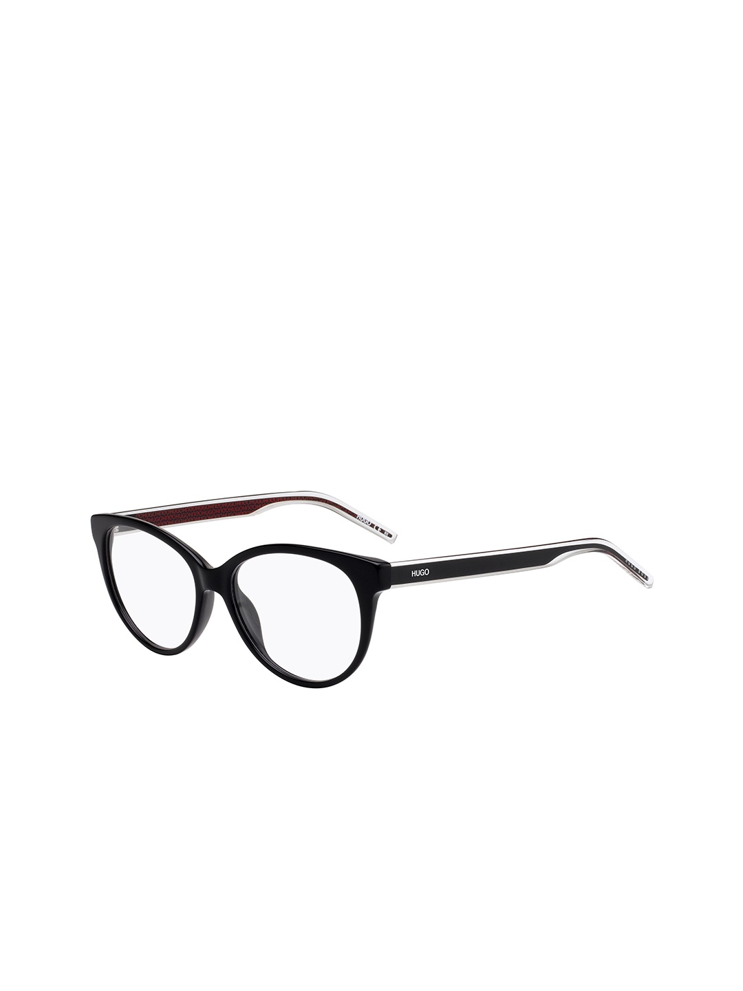 

HUGO Women Rimless Cateye Frames, Black