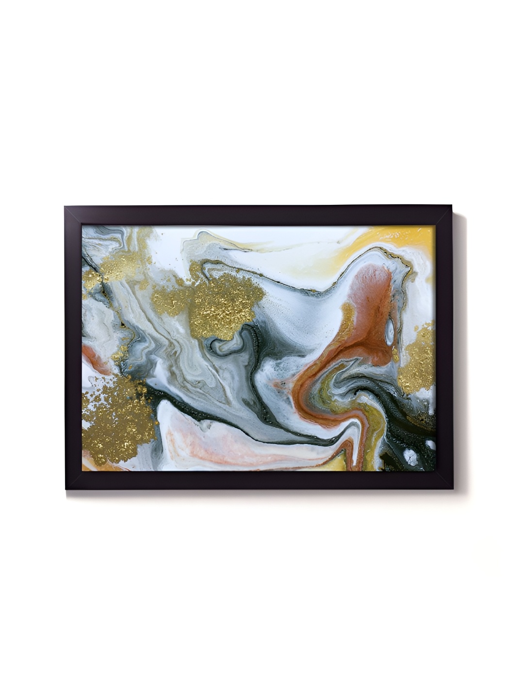 

RANDOM Beige & Gold-Toned Abstract Wall Art