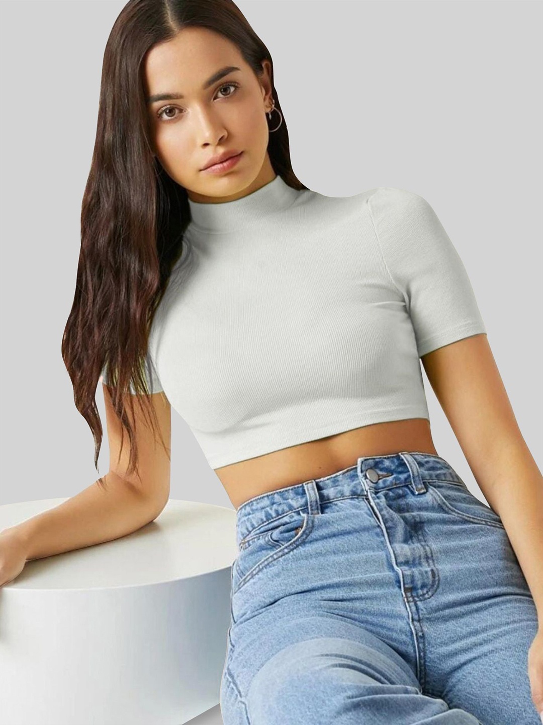 

Dream Beauty Fashion Crop Top, White