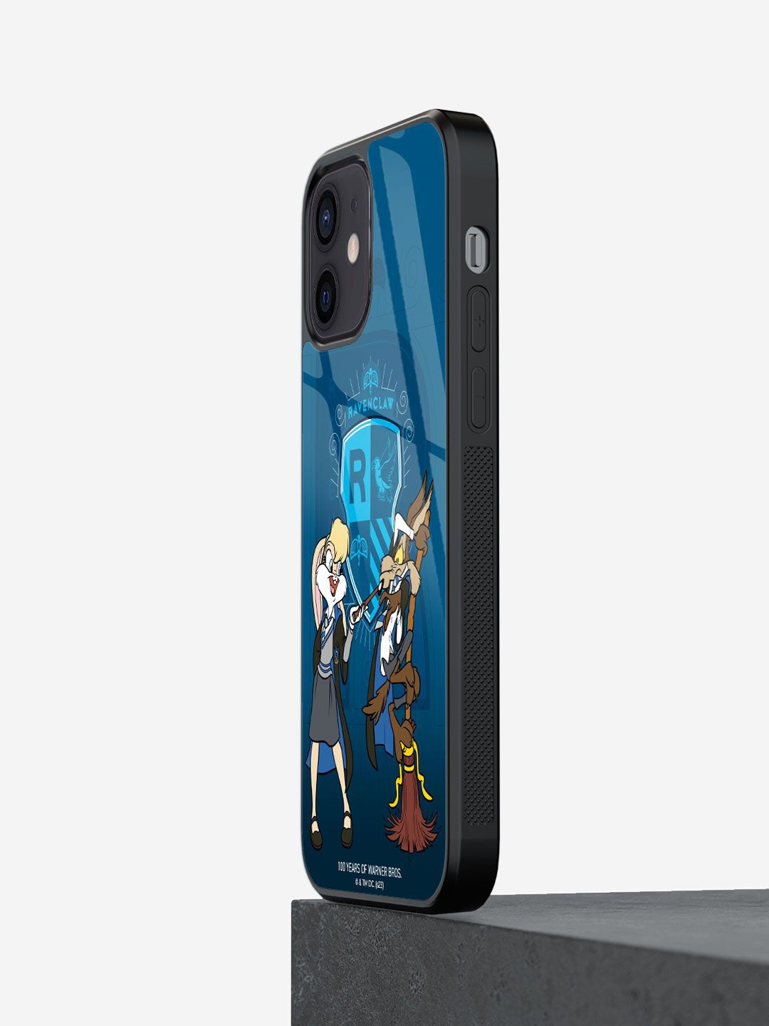 

macmerise Cartoon Characters Printed iPhone 12 Back Case Mobile Accessories, Blue