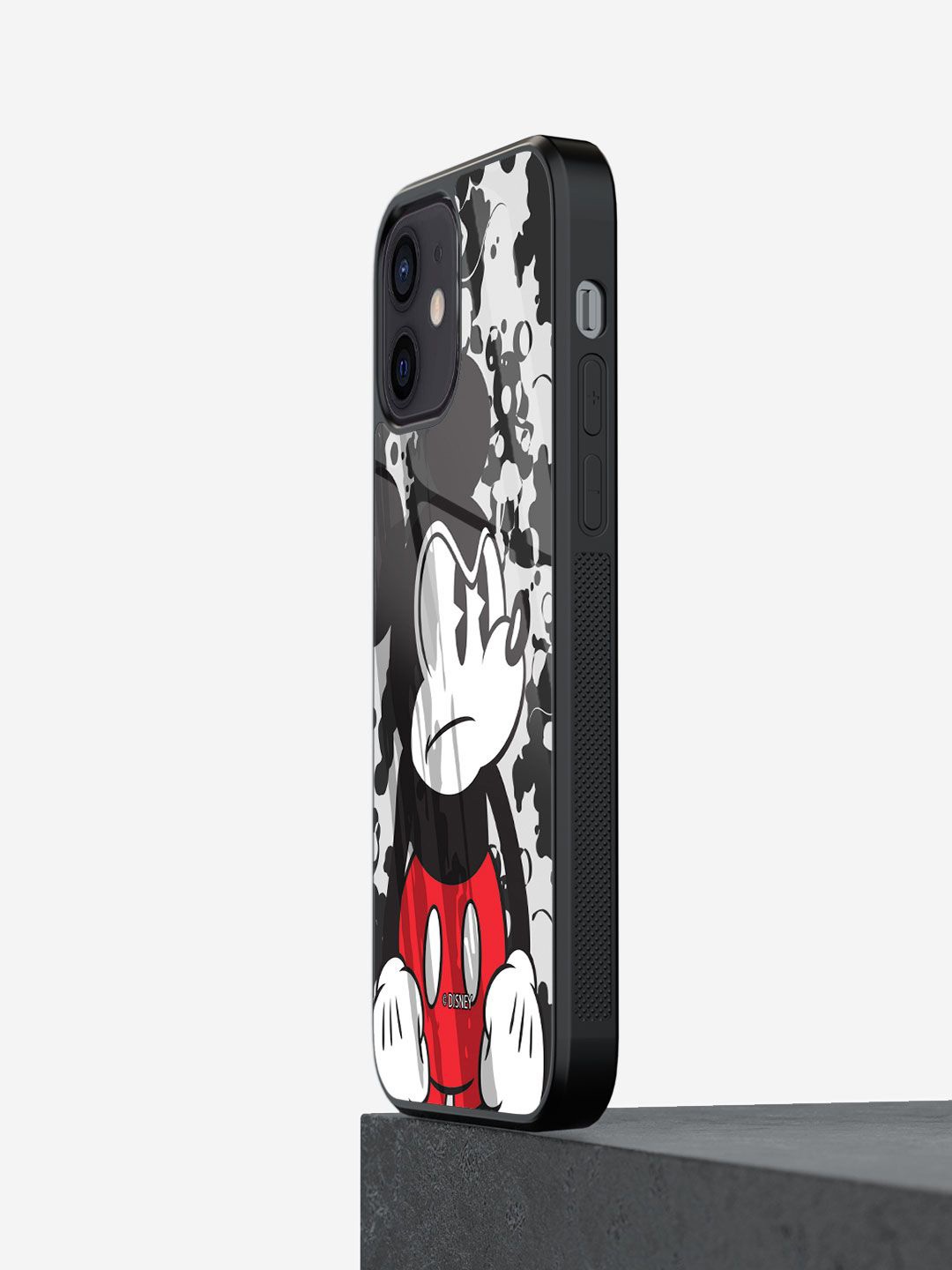 

macmerise Cartoon Characters Printed iPhone 12 Mini Back Case Mobile Accessories, Black
