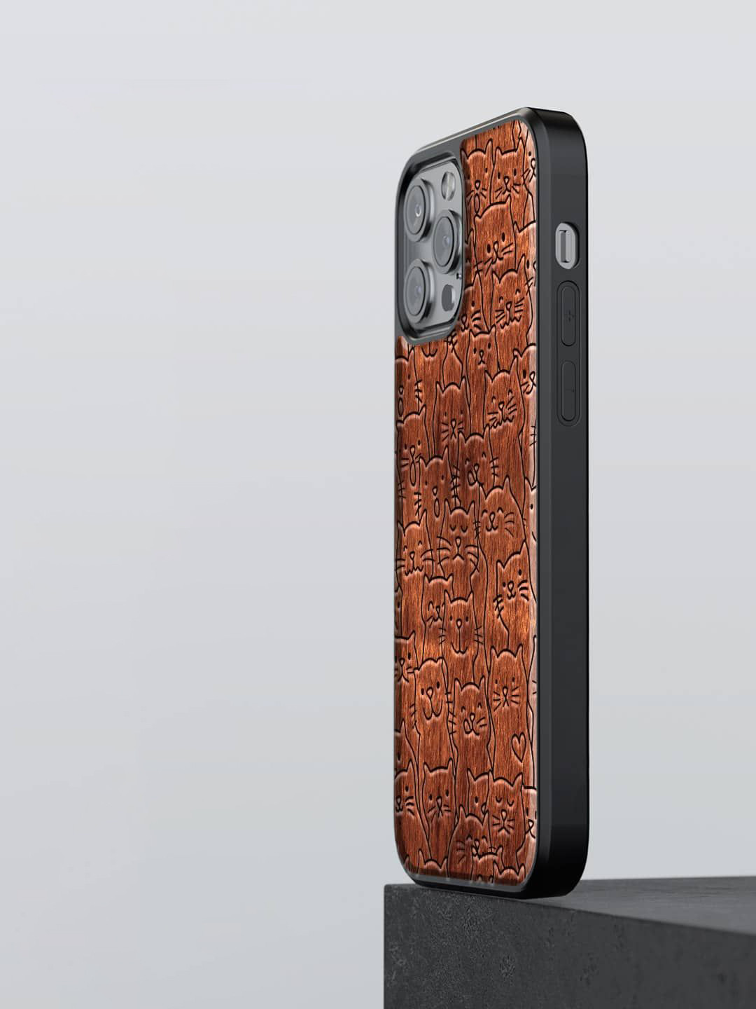 

macmerise Abstract Printed iPhone 12 Pro Max Back Case Mobile Accessories, Brown