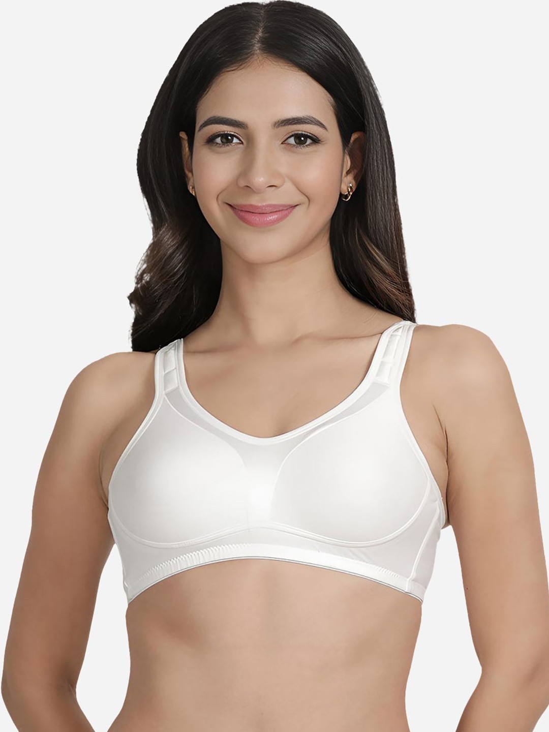 

Susie Medium Coverage Bra, White
