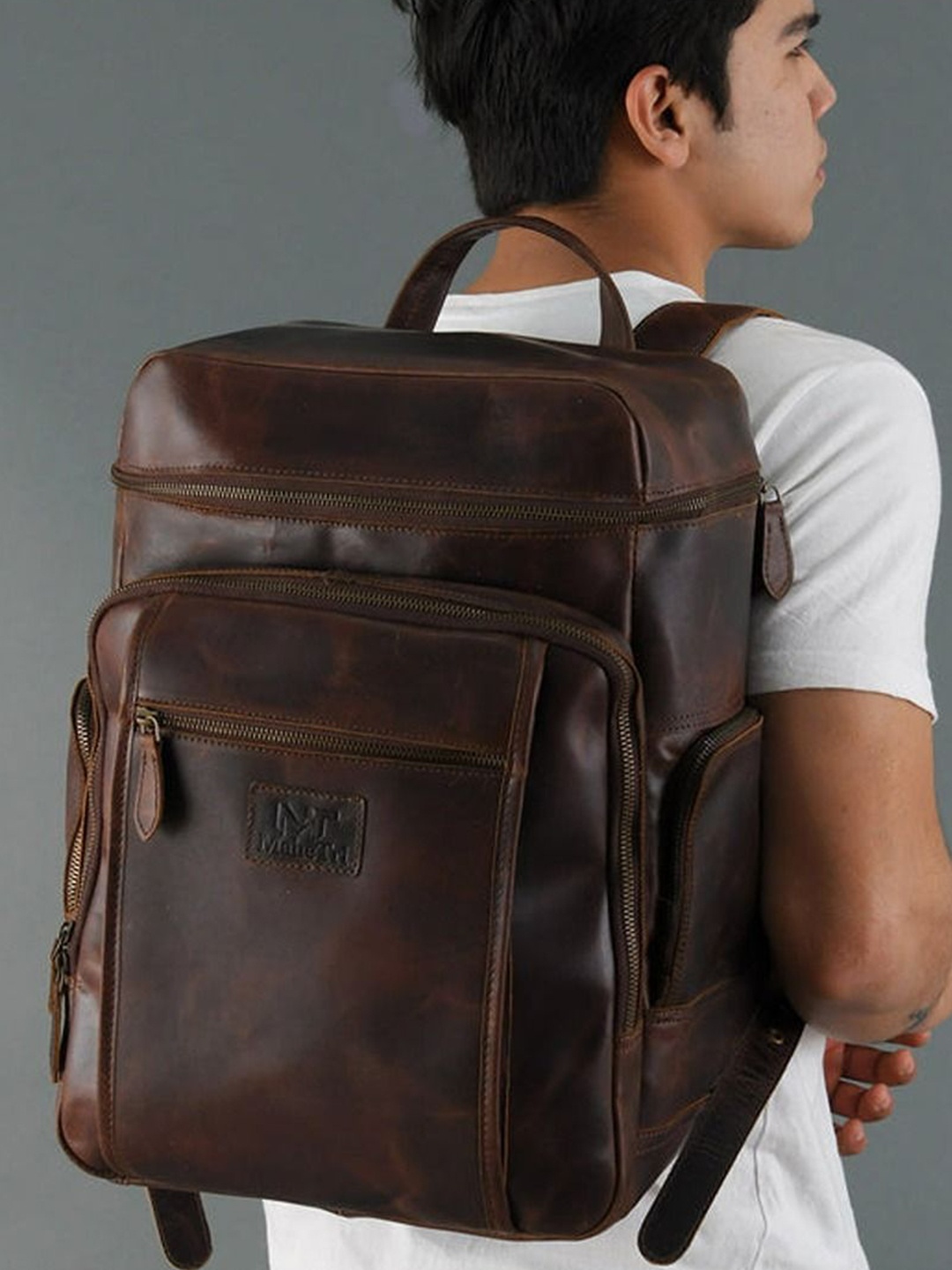 

MaheTri Unisex Backpack, Brown