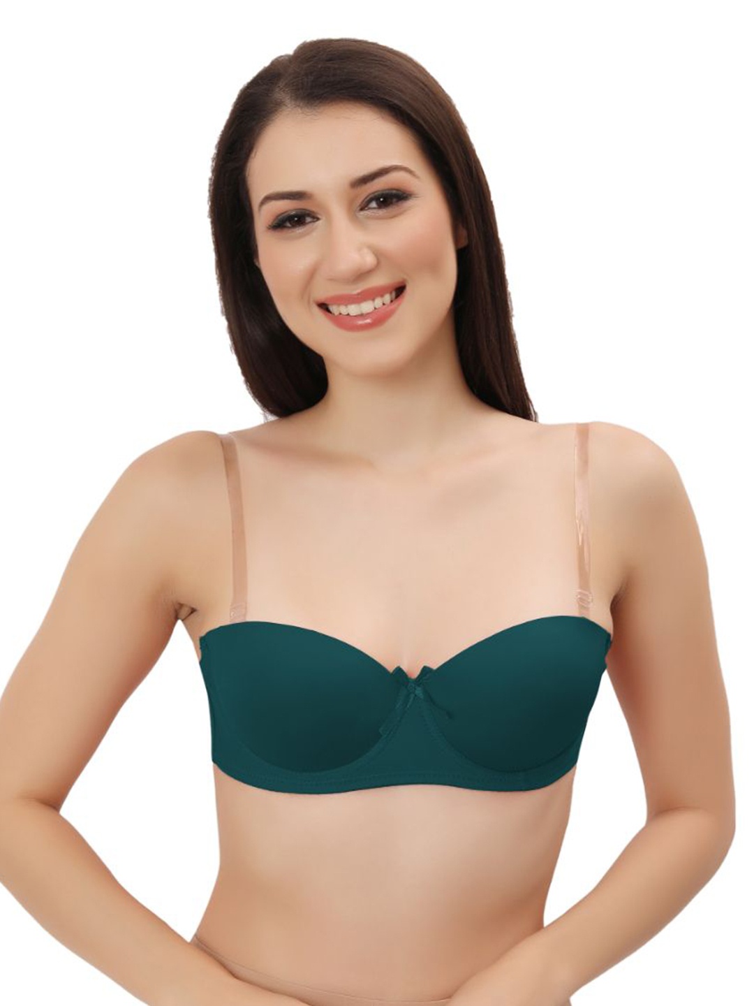 

Bella Voste Women Medium Coverage Underwired Bra, Green