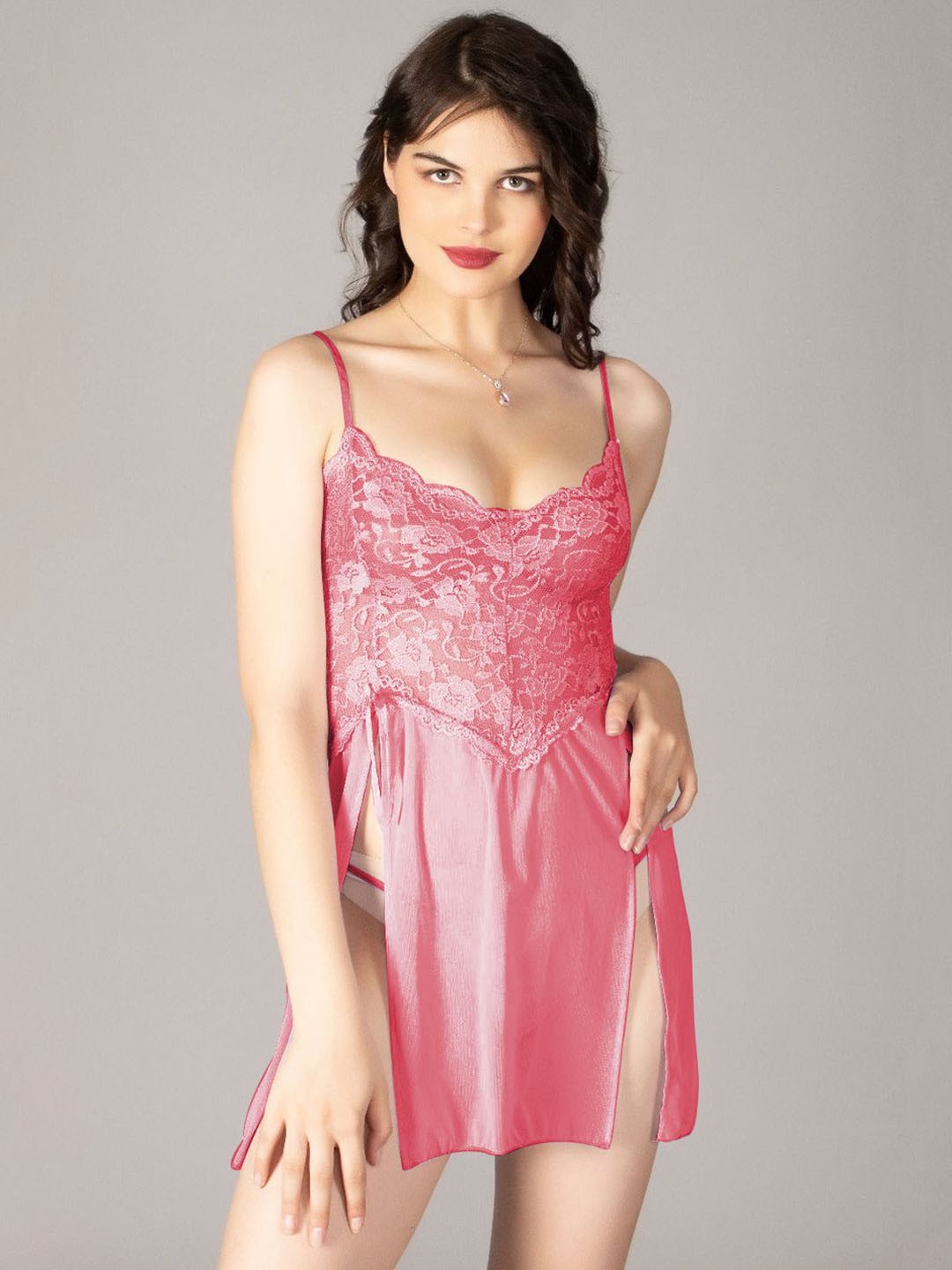 

FIMBUL Net Baby Doll, Peach