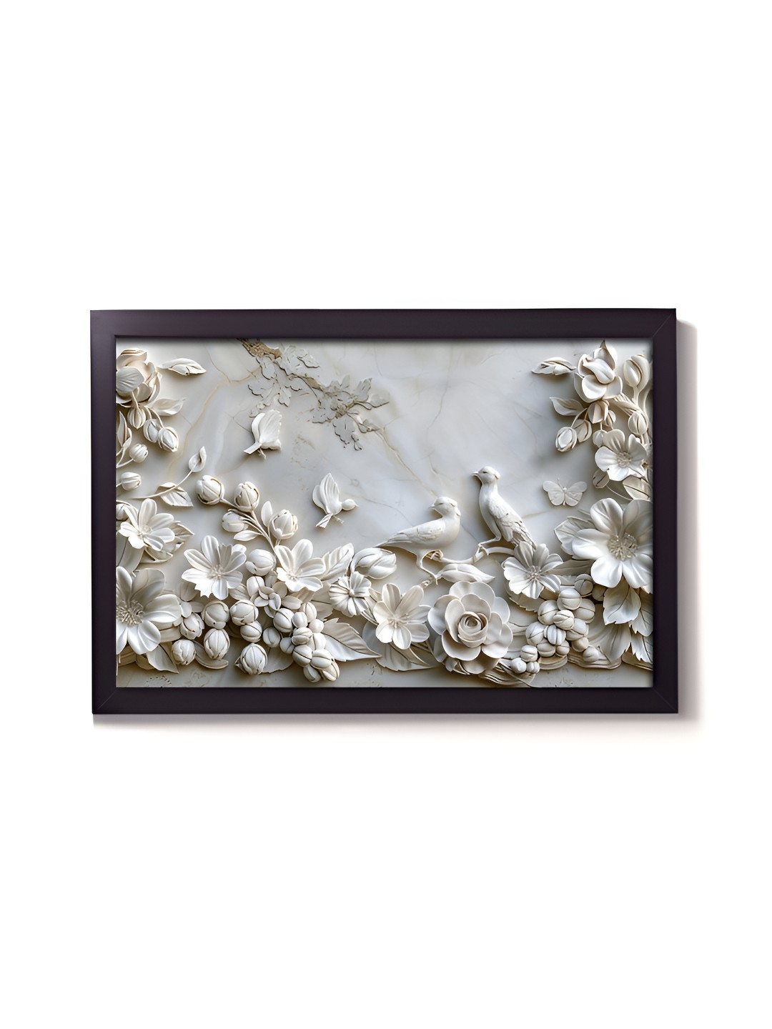 

RANDOM Beige & Black Floral Wall Art